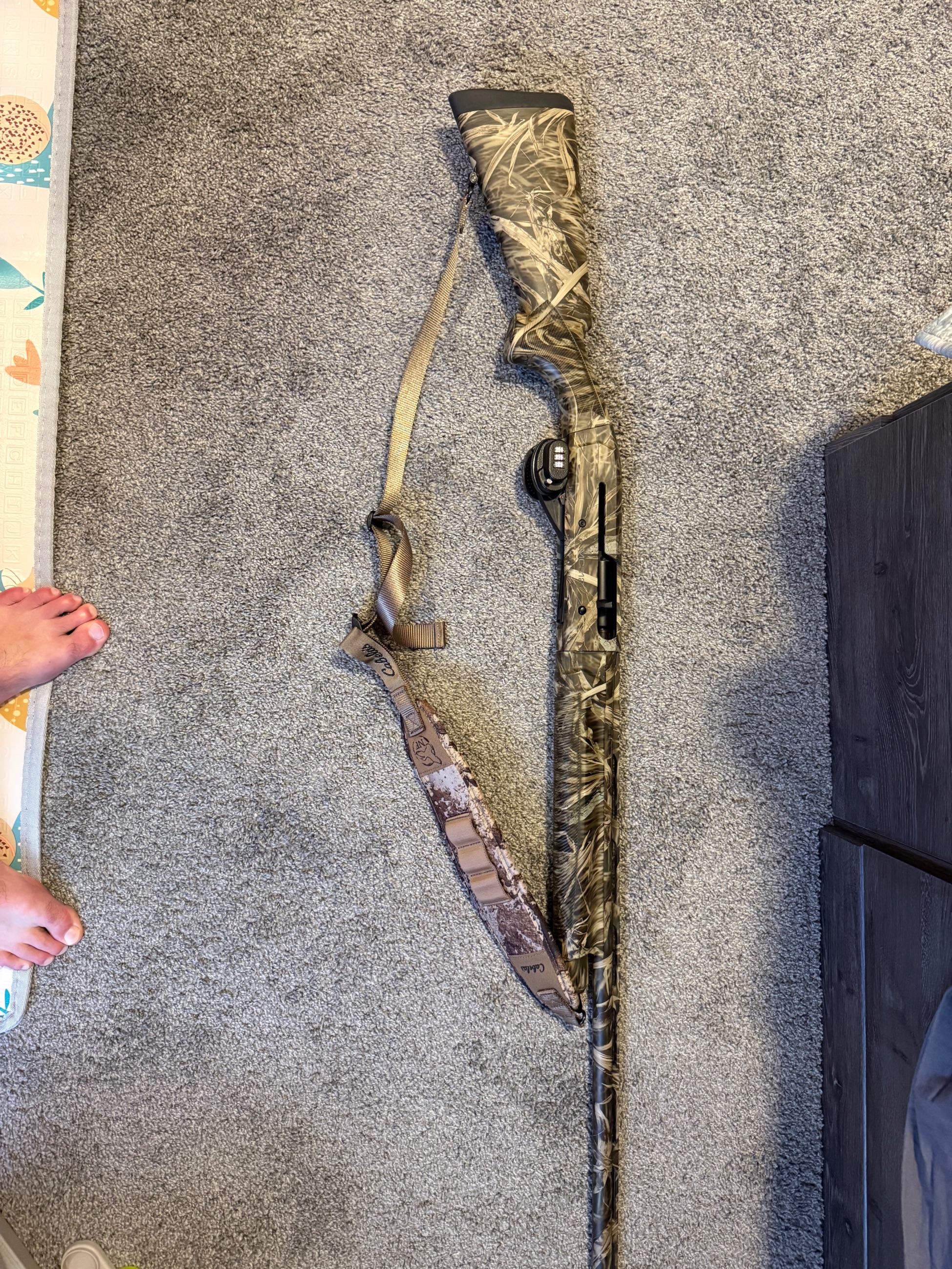 Photo of Girsan MC312 semi automatic shotgun. 28” barrel. Camo. 2 3/4-3” shells. 