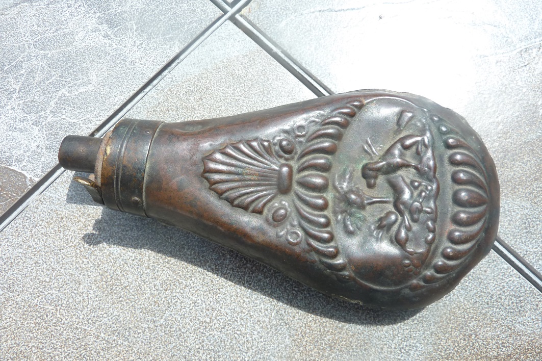 Photo of Antique Copper Powder Flask