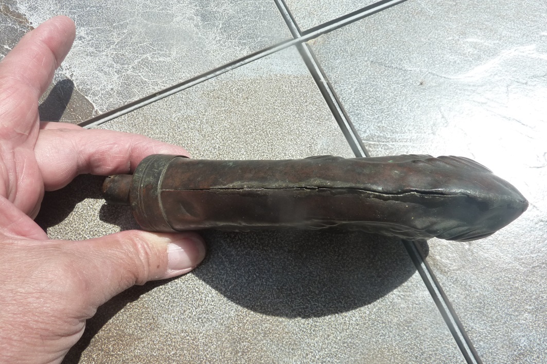 Photo of Antique Copper Powder Flask