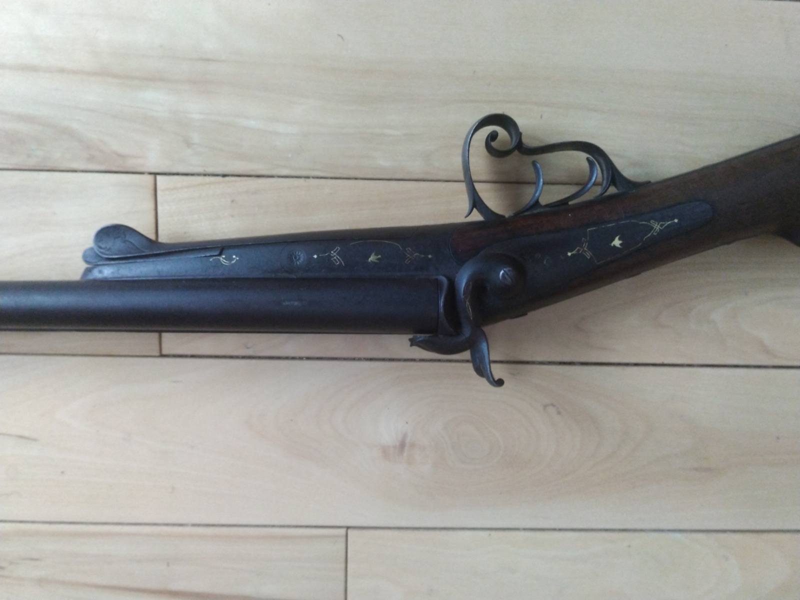 Photo of VIELLIARD - Pin Fire Double Barrel Shotgun 