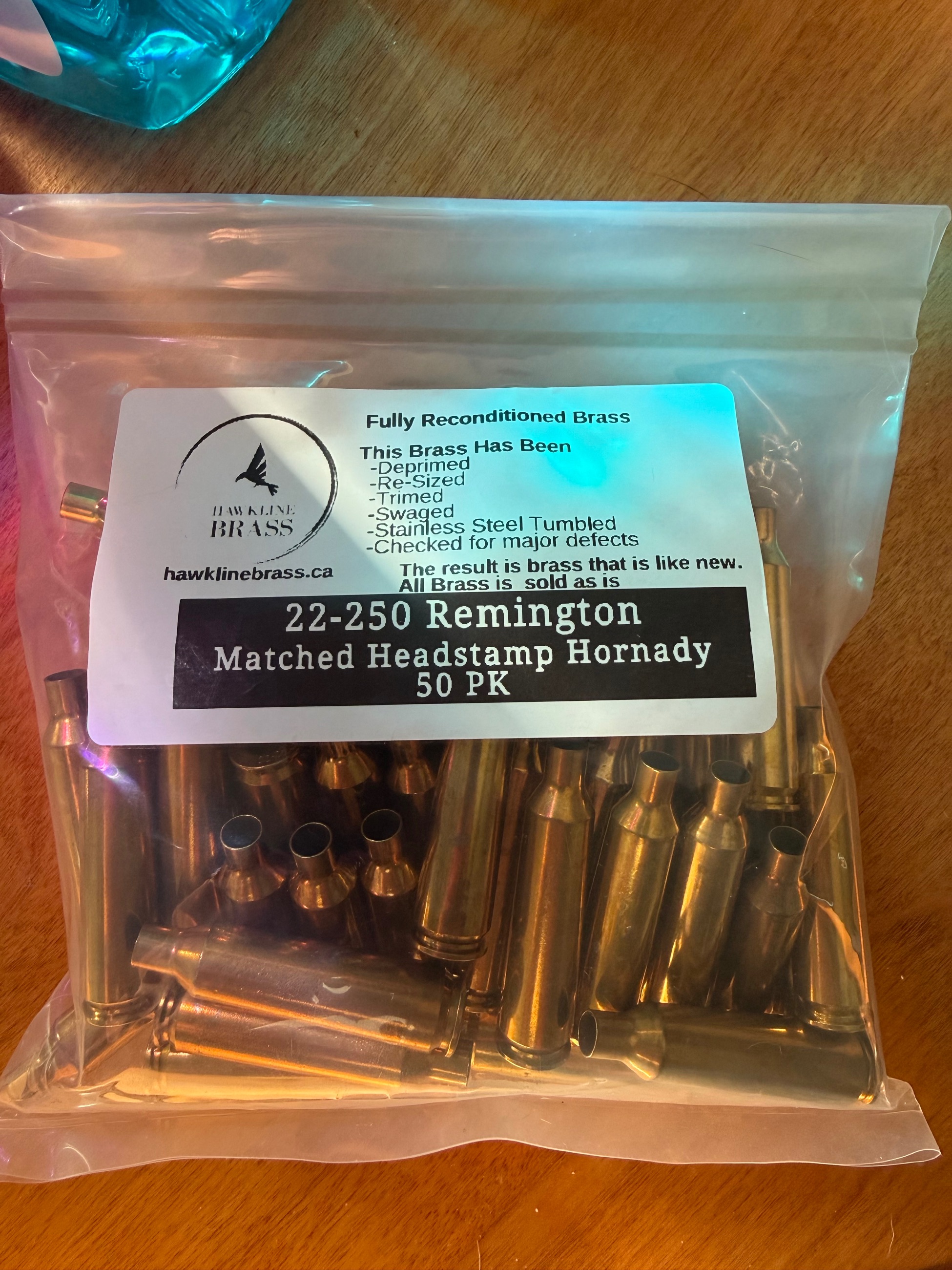 Photo of 22-250 Brass 