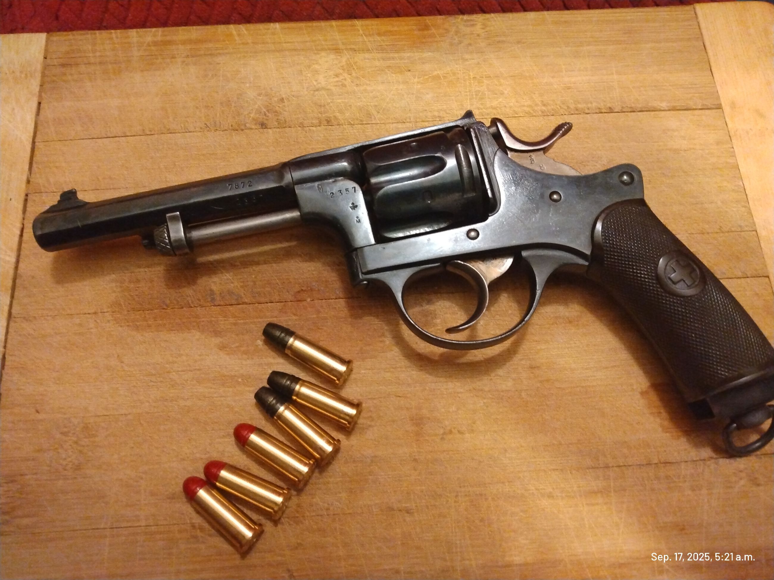 Photo of Swiss M1882 Service Antique Revolver, 7.5mm/32 S&W  Swiss Ordnance $43500