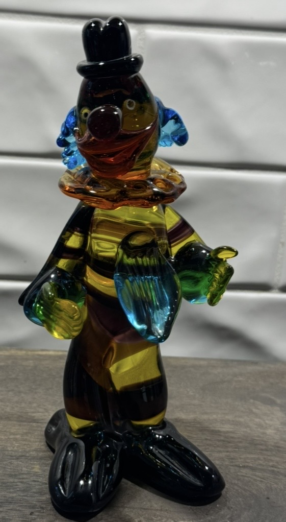 Photo of Vintage Murano glass clown