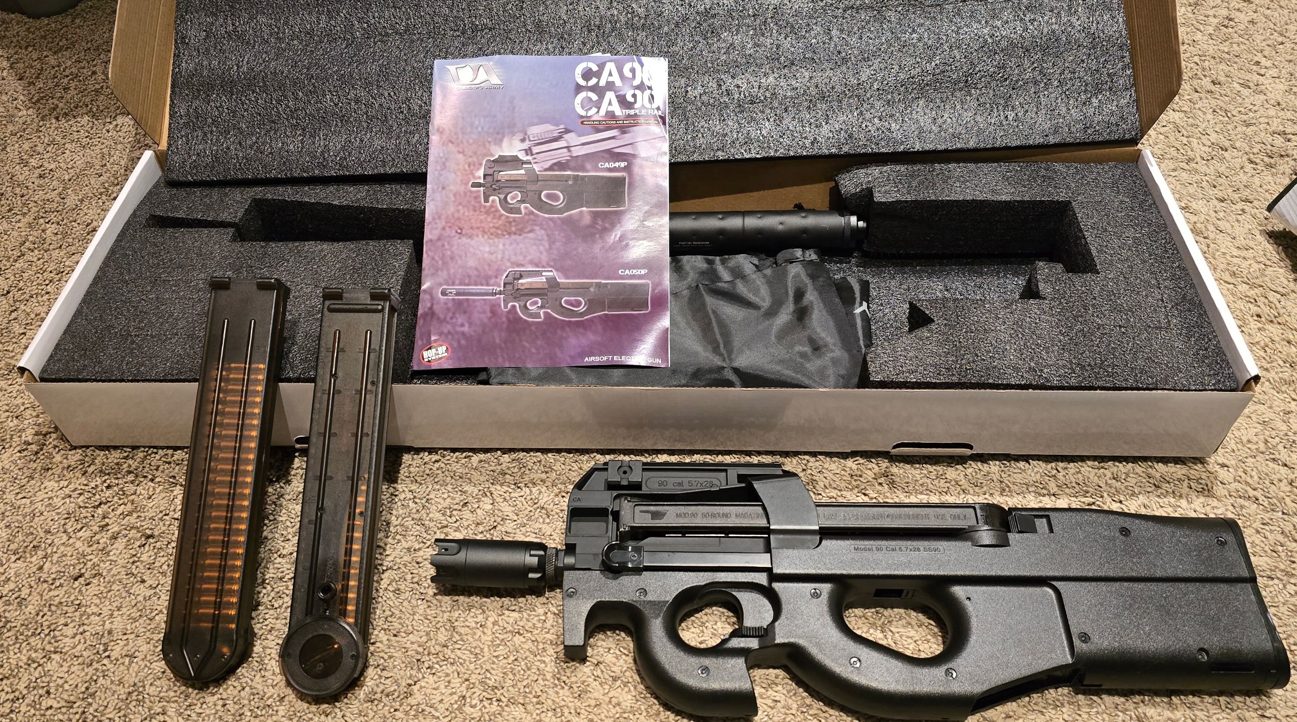 Photo of Classic Army P90 with Battery and Tracer Airsoft