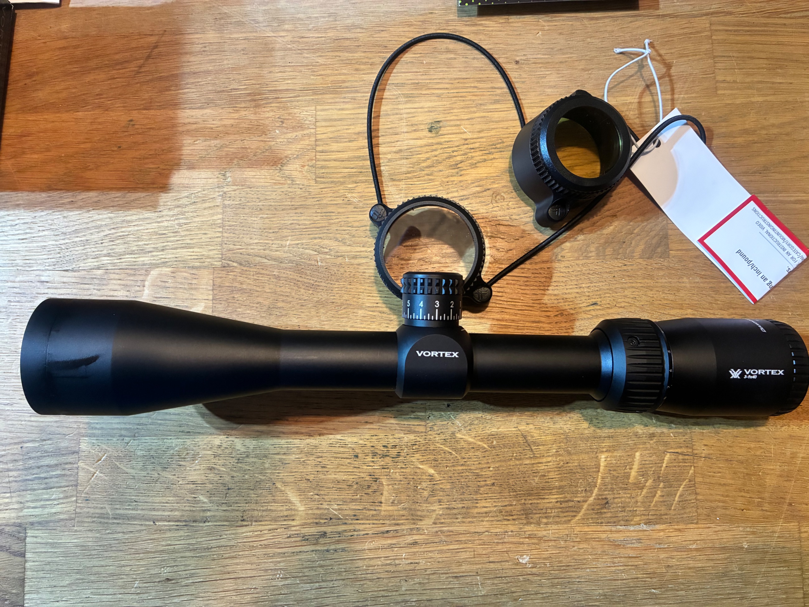 Photo of Vortex DIAMONDBACK TACTICAL  3-9X40 VMR-1 (MOA) Reticle 1 inch Tube