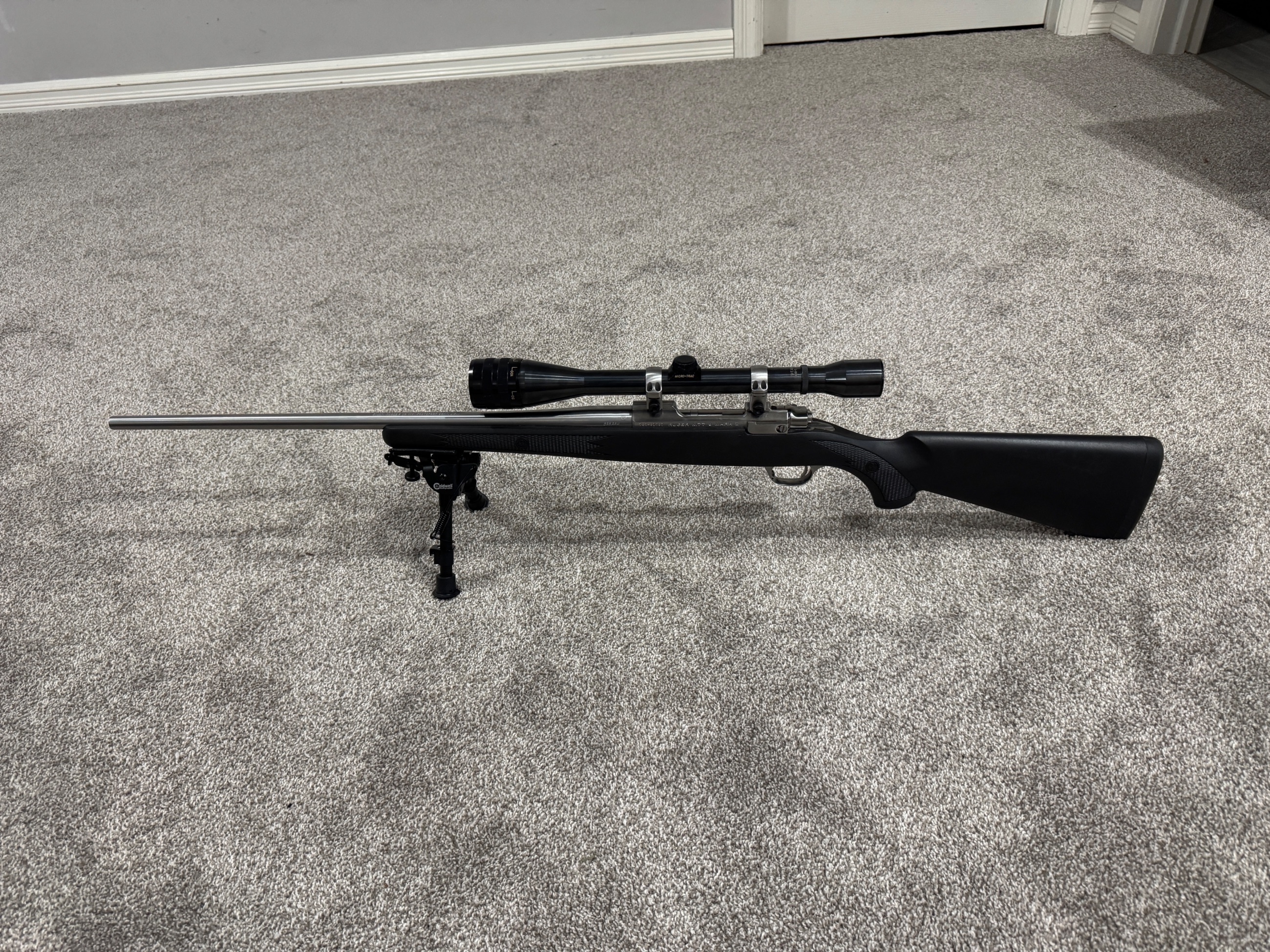 Photo of Ruger Mark ll 223 with scope
