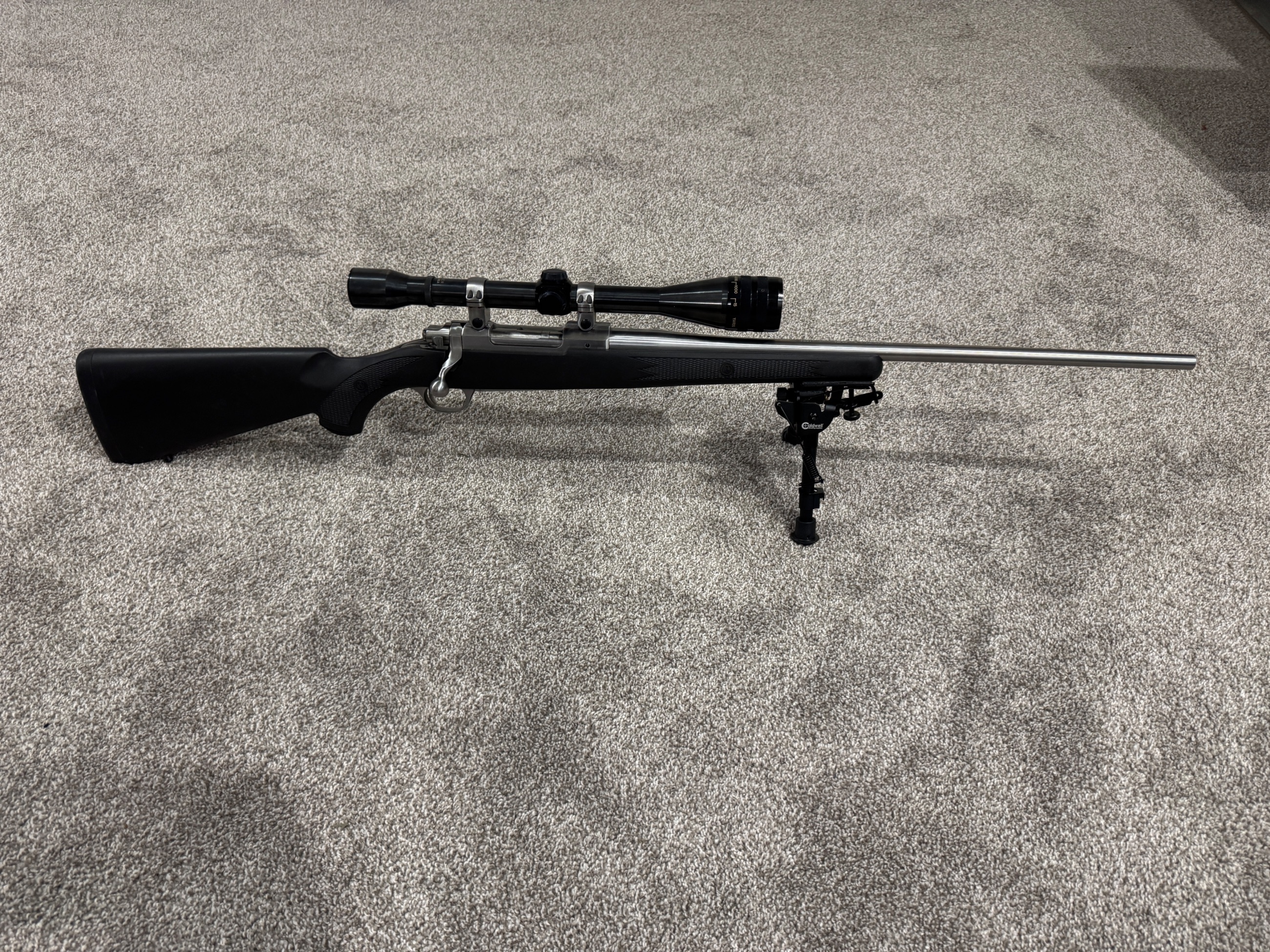 Photo of Ruger Mark ll 223 with scope