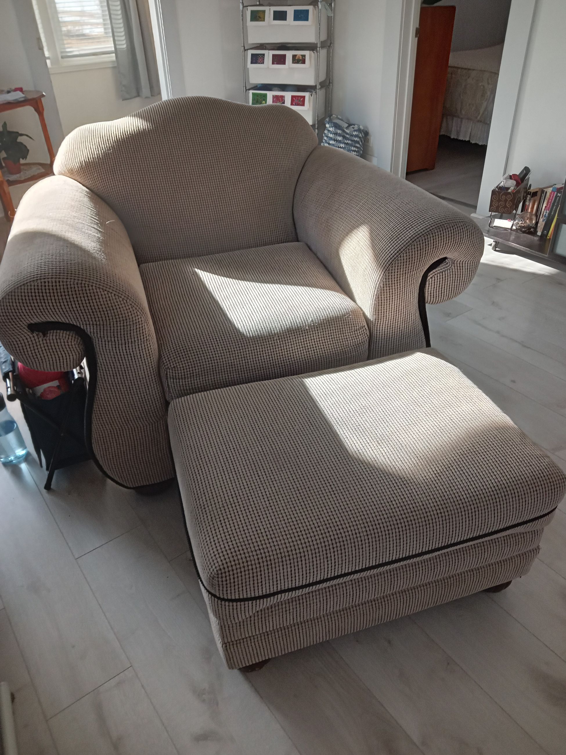 Photo of Chair and ottoman
