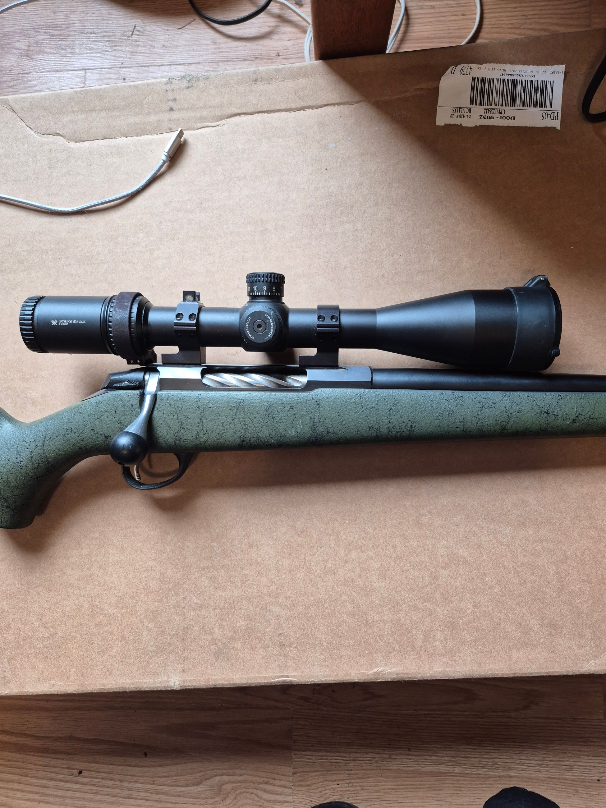Photo of Tikka T3X Roughtech 6.5 w' Vortex Strike Eagle 4-24×50