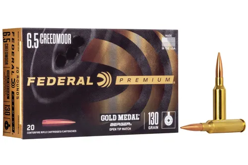 Photo of 6.5 Creedmoor 130gr Berger OTM Federal Gold Medal Match 
