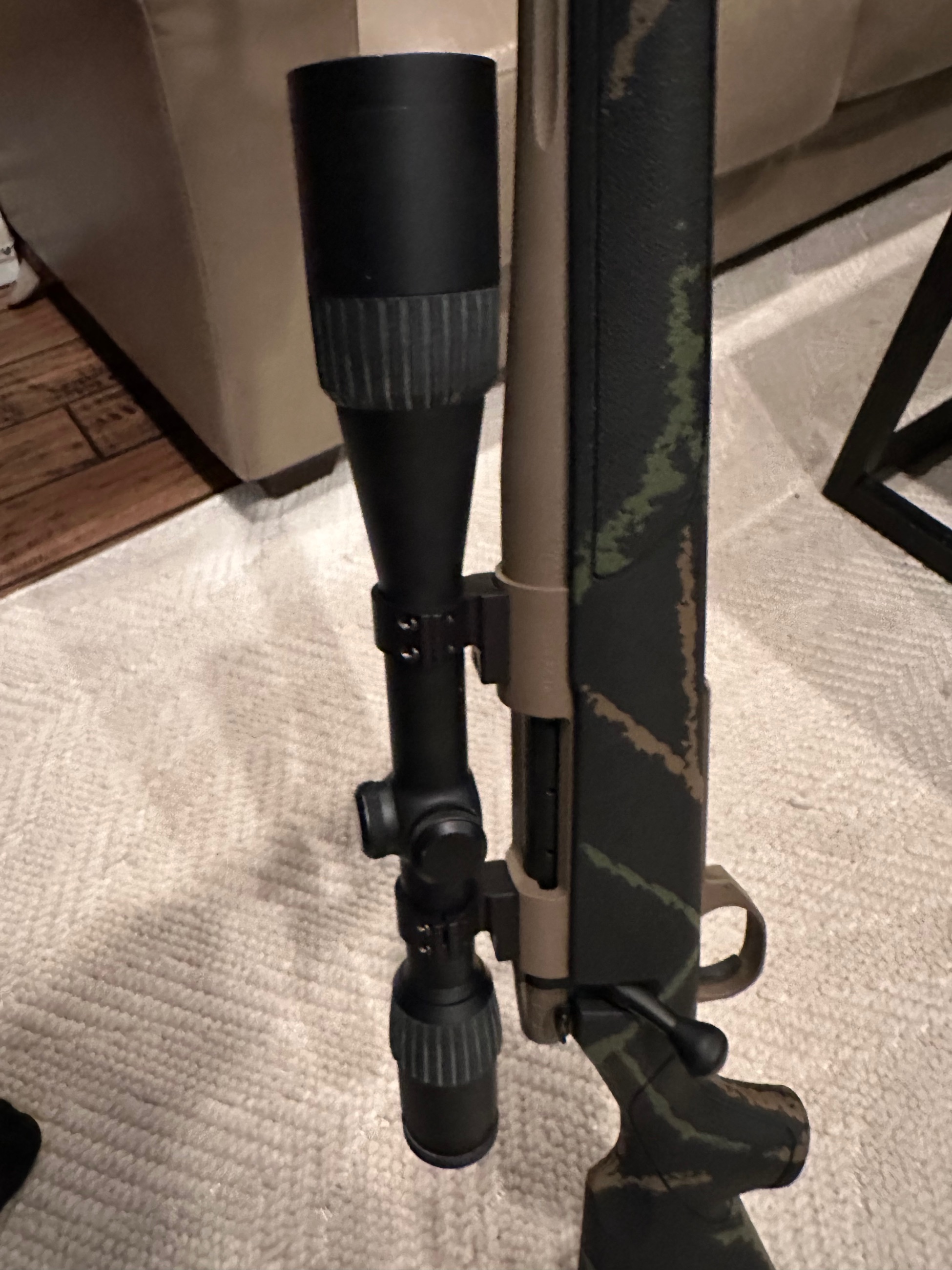 Photo of Weatherby® Vanguard® First Lite Bolt-Action Rifle - 6.5 Creedmoor with Weaver Grand Slam 4.5 - 14 Scope