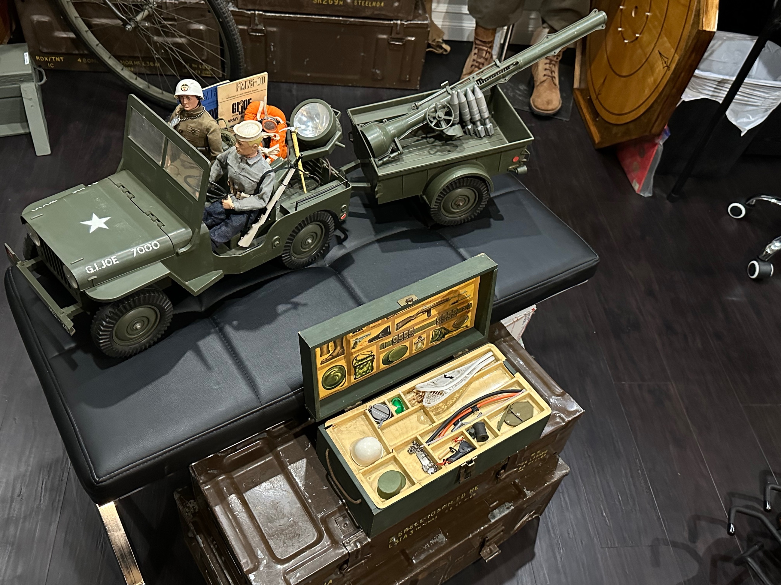 Photo of 1960’s G.I. Joe’s and Jeep
