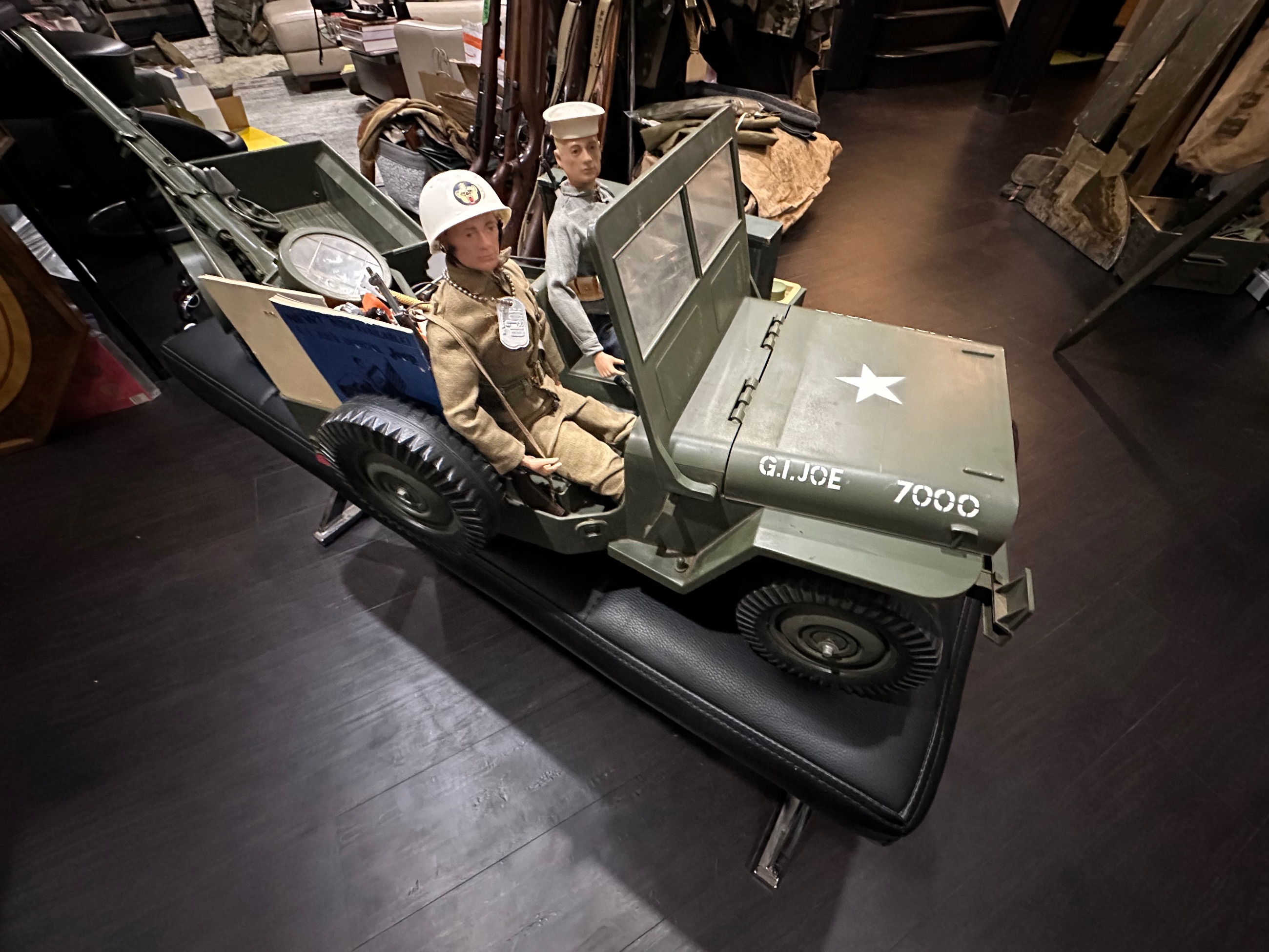 Photo of 1960’s G.I. Joe’s and Jeep