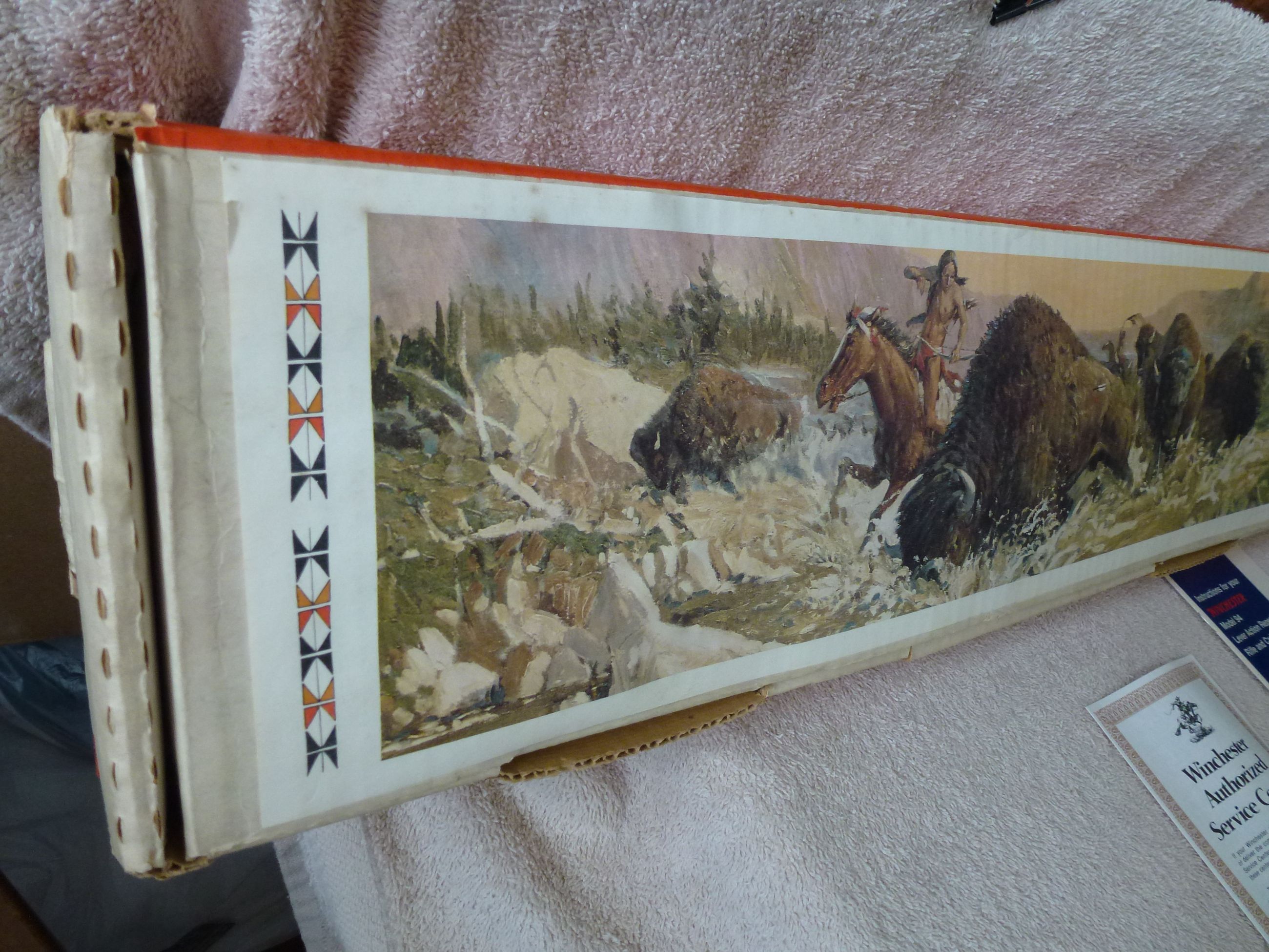 Photo of ***EMPTY BOX for  COMMEMORATIVE WINCHESTER SIOUX***