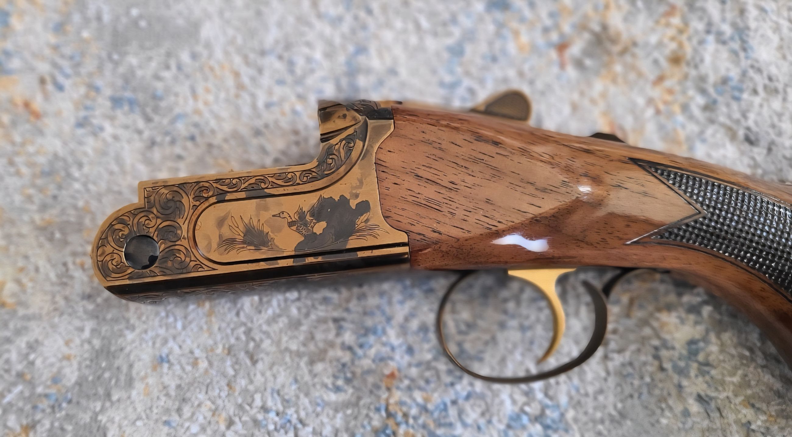 Photo of SALE! Duck Gun - Churchill 206 12ga O/U Orcap Gold Trigger Duck Gun - Case Hardened Brand New