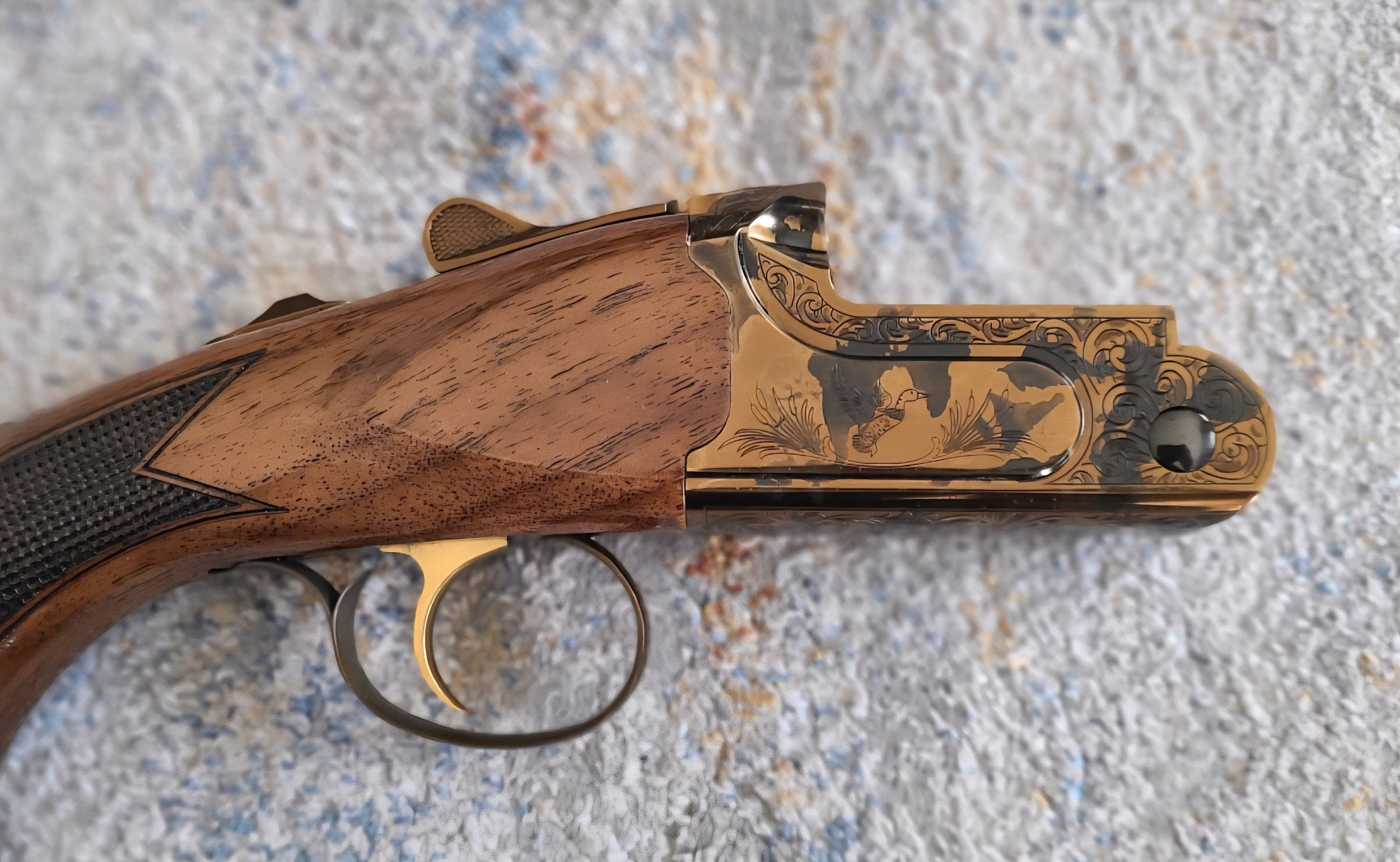 Photo of SALE! Duck Gun - Churchill 206 12ga O/U Orcap Gold Trigger Duck Gun - Case Hardened Brand New