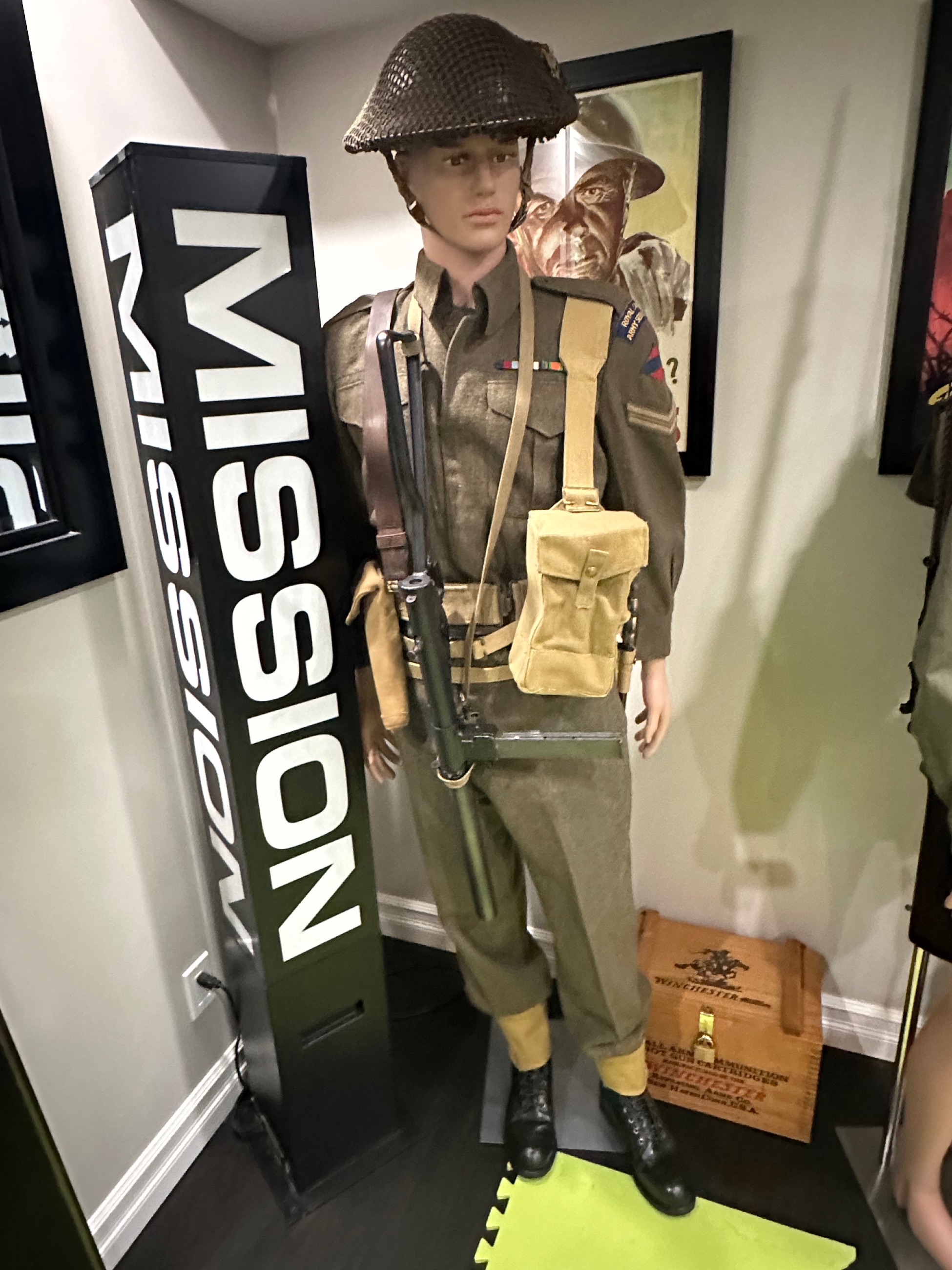 Photo of WW2 1944 Canadian Long Branch Sten Deactivated 