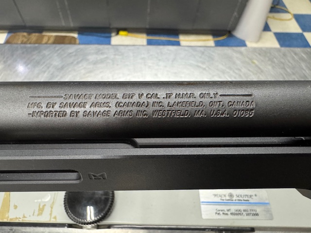 Photo of SAVAGE B17 PRECISION W/MDT CHASSIS 17HMR 