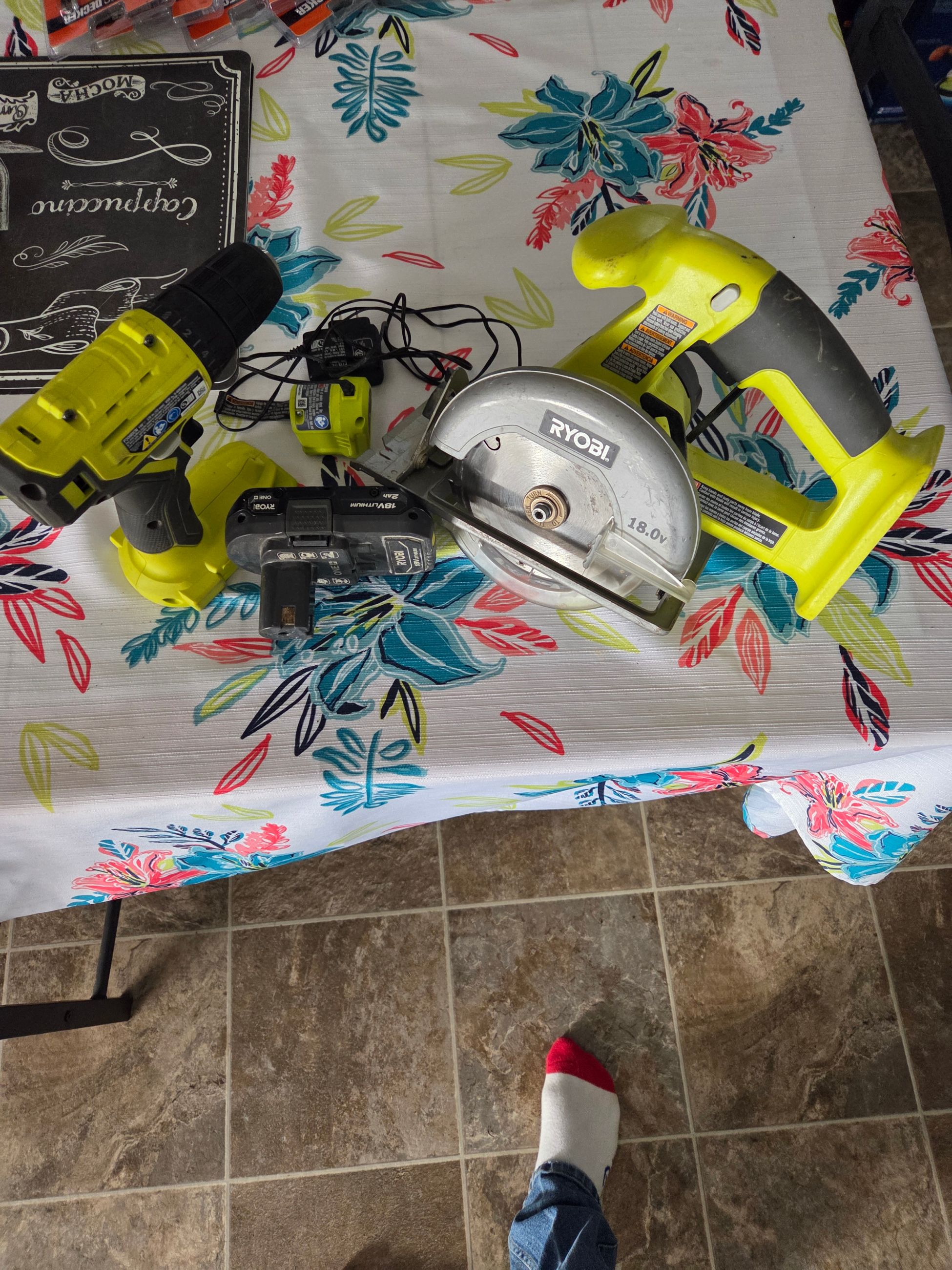 Photo of Cordless drill and saw