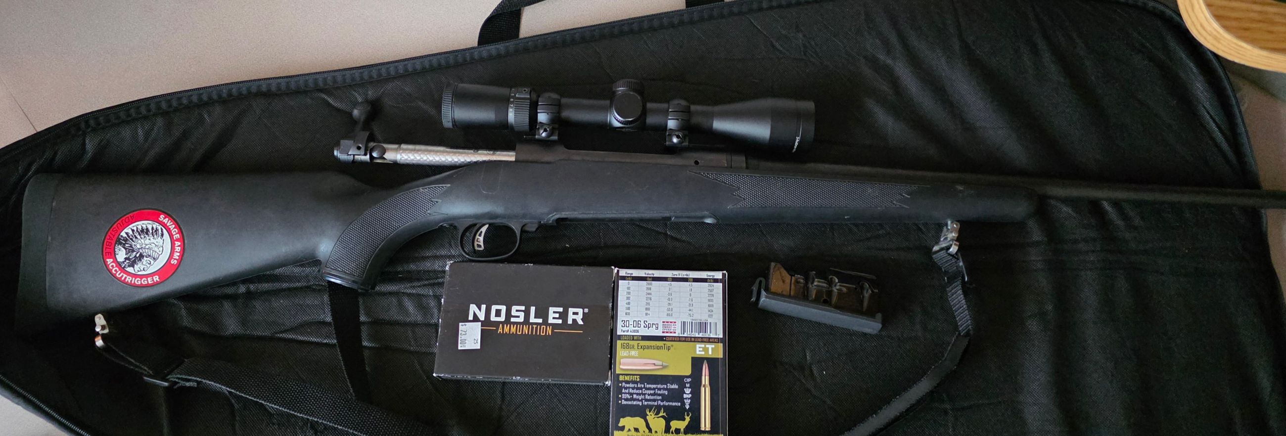 Photo of LEFT HAND Savage Axis II .30-06 with AccuTrigger & Scope