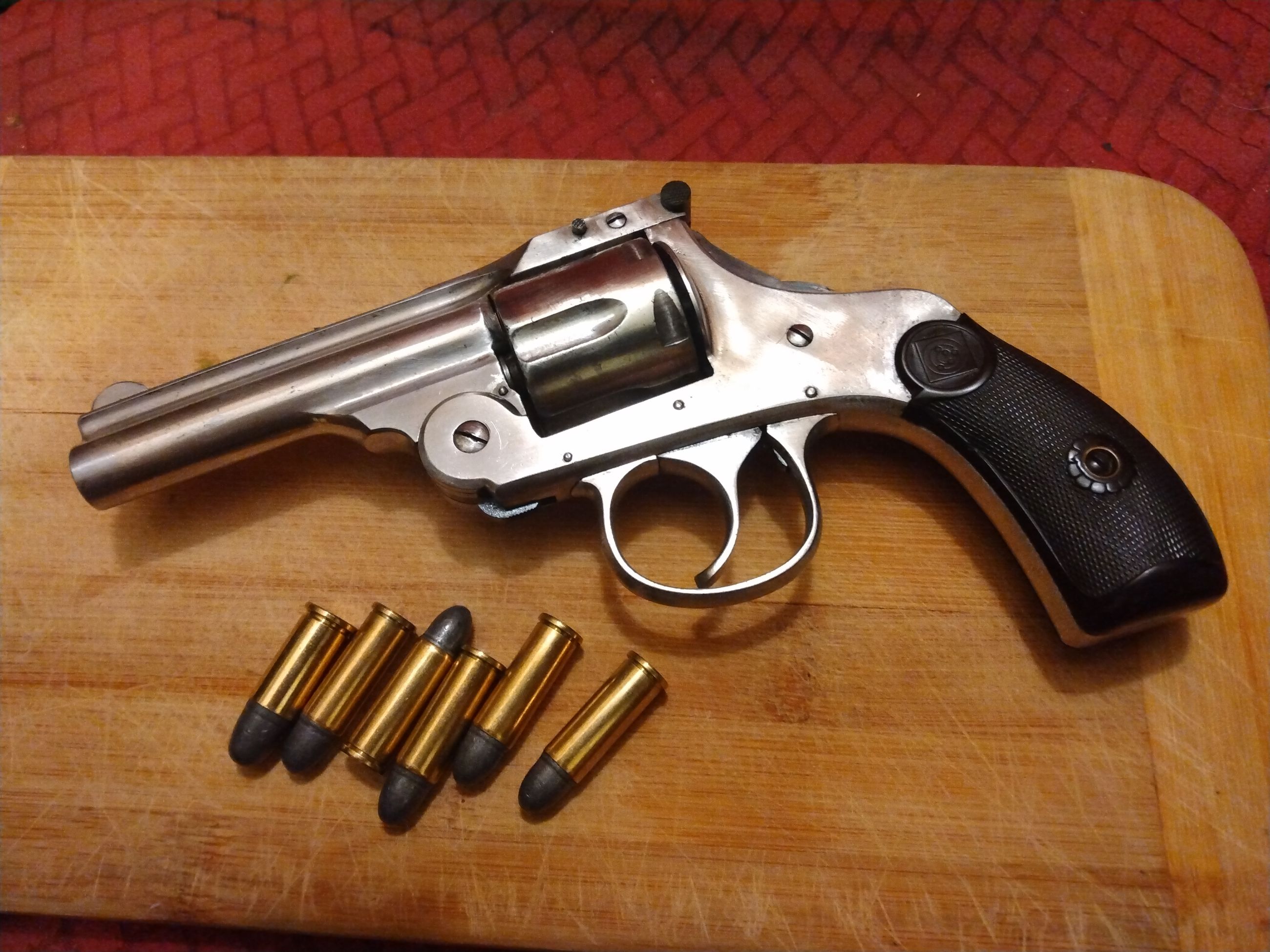 Photo of Harrington & Richardson compact Top Break Double Action Model 2 Variation 6 Auto Eject Antique Revolver $3450 