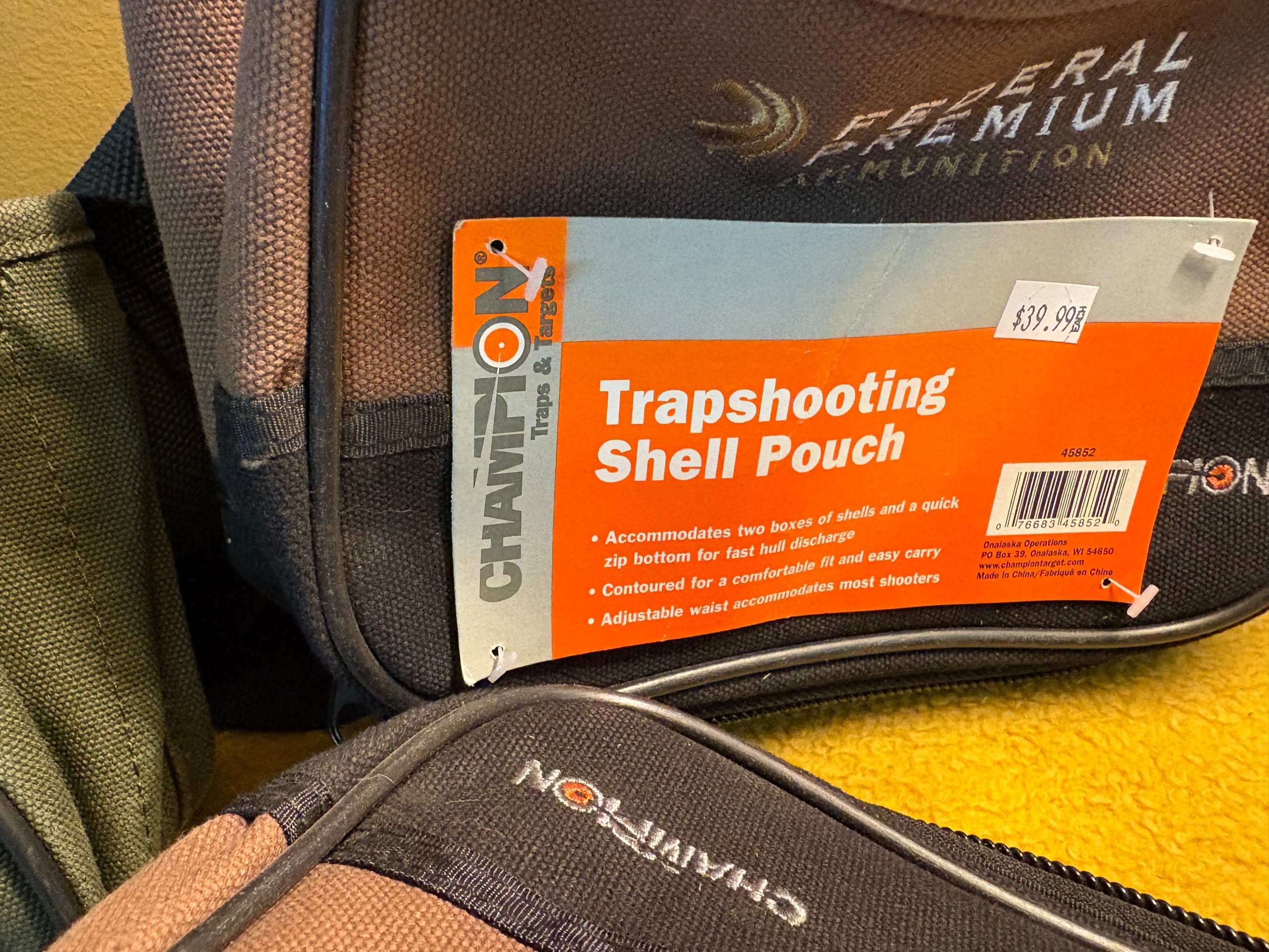 Photo of Trap shooters pouch 3pkg $60.00