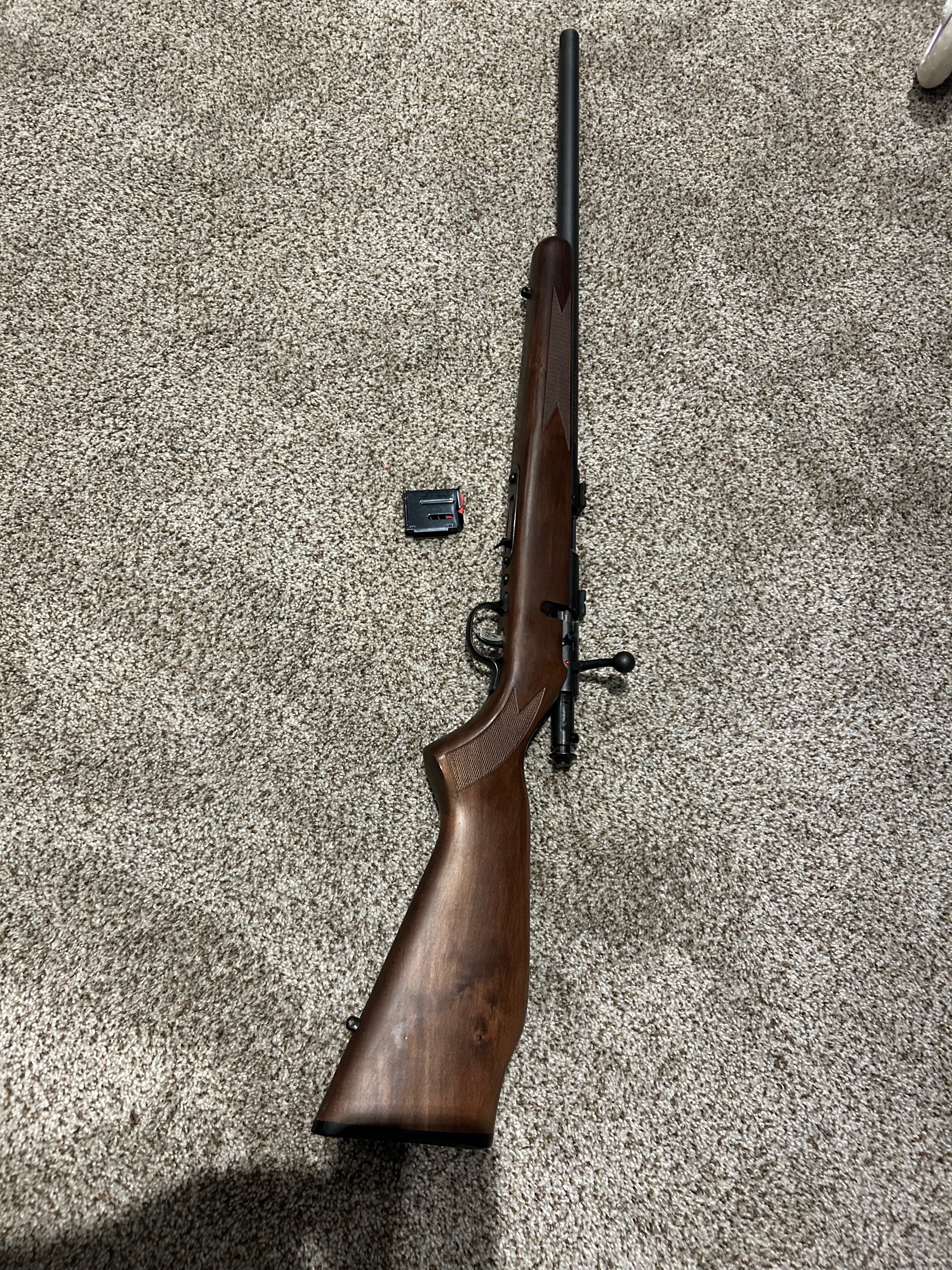 Photo of Savage 93R17 Left Hand .17 HMR Heavy barrel like new 