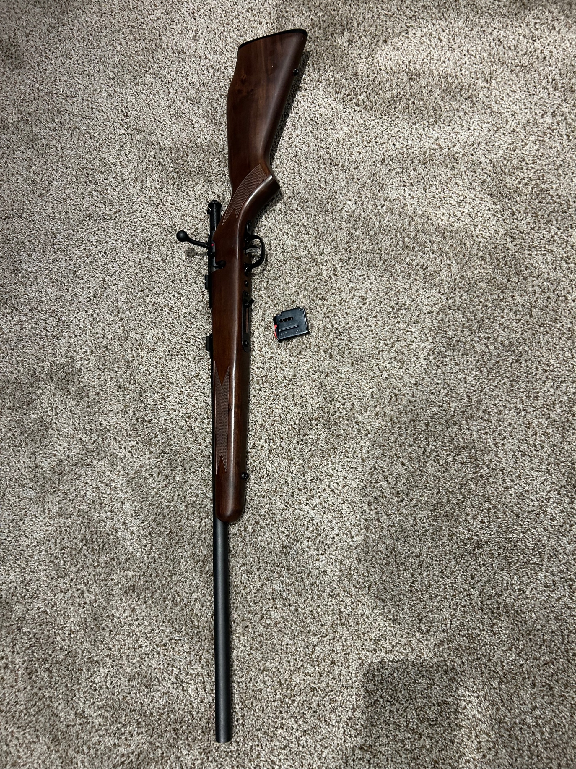 Photo of Savage 93R17 Left Hand .17 HMR Heavy barrel like new