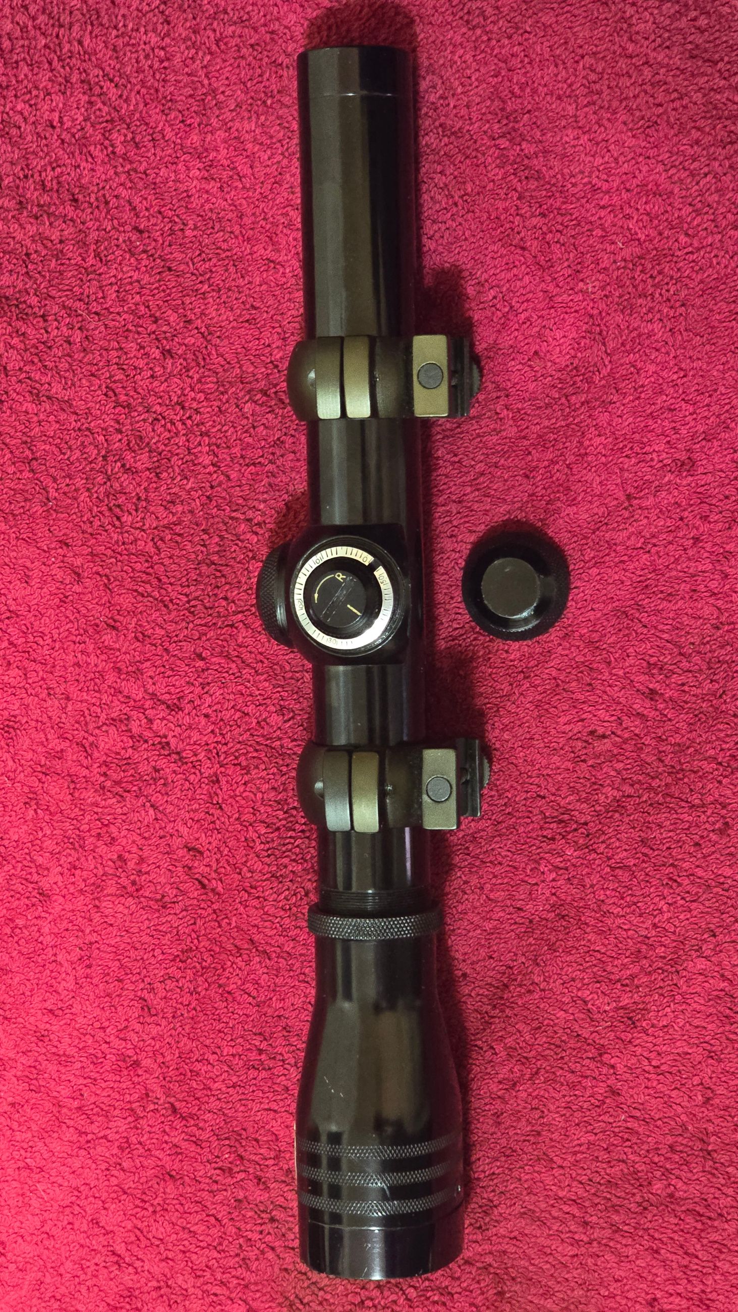 Photo of REDFIELD USA 23/4 X WIDEFIELD VINTAGE RIFLE SCOPE
