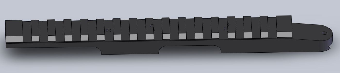 Photo of CZ 457 PICATINNY RAIL 20 MOA EXTENDED 
