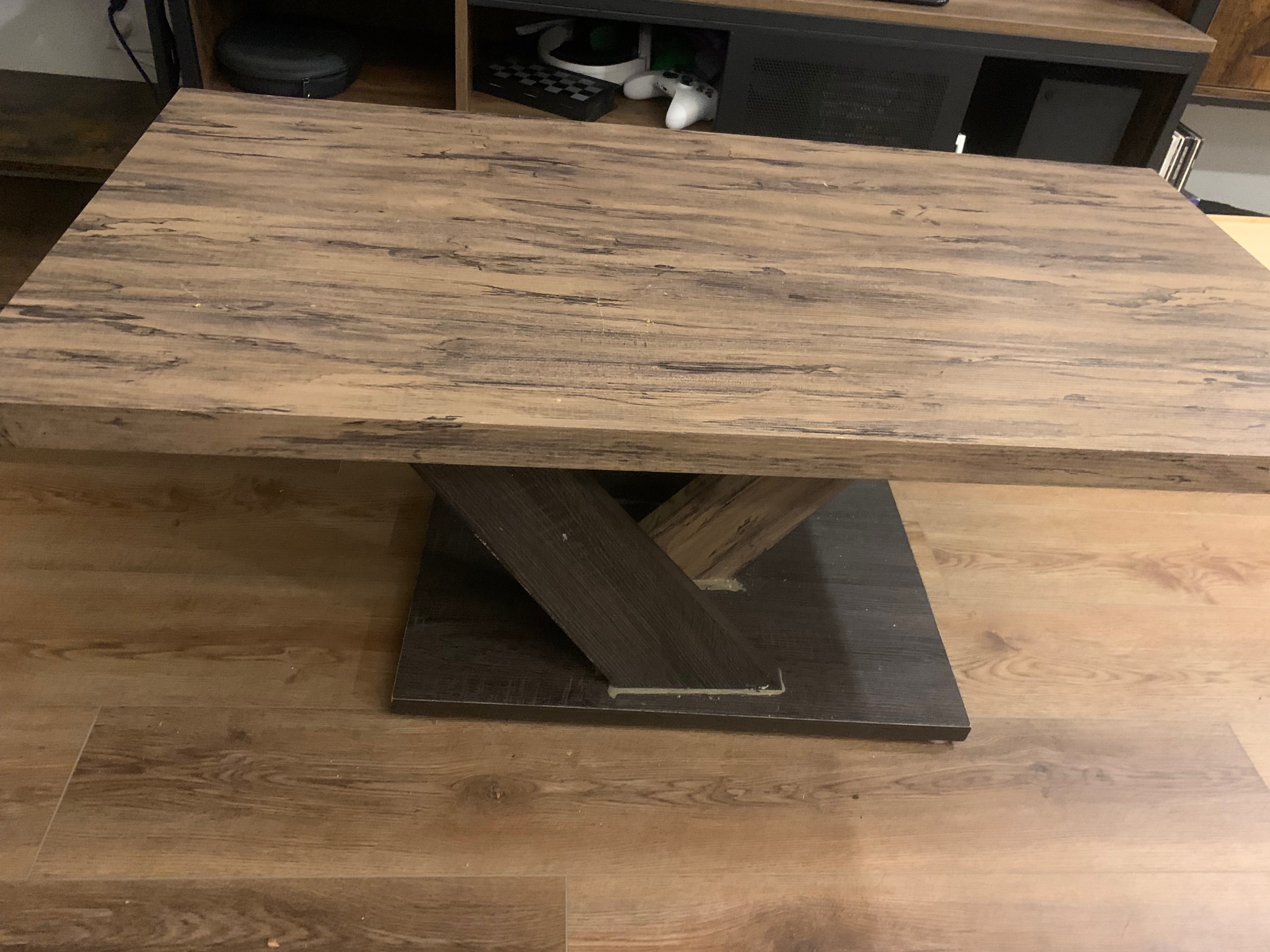 Photo of TV stand and coffee table