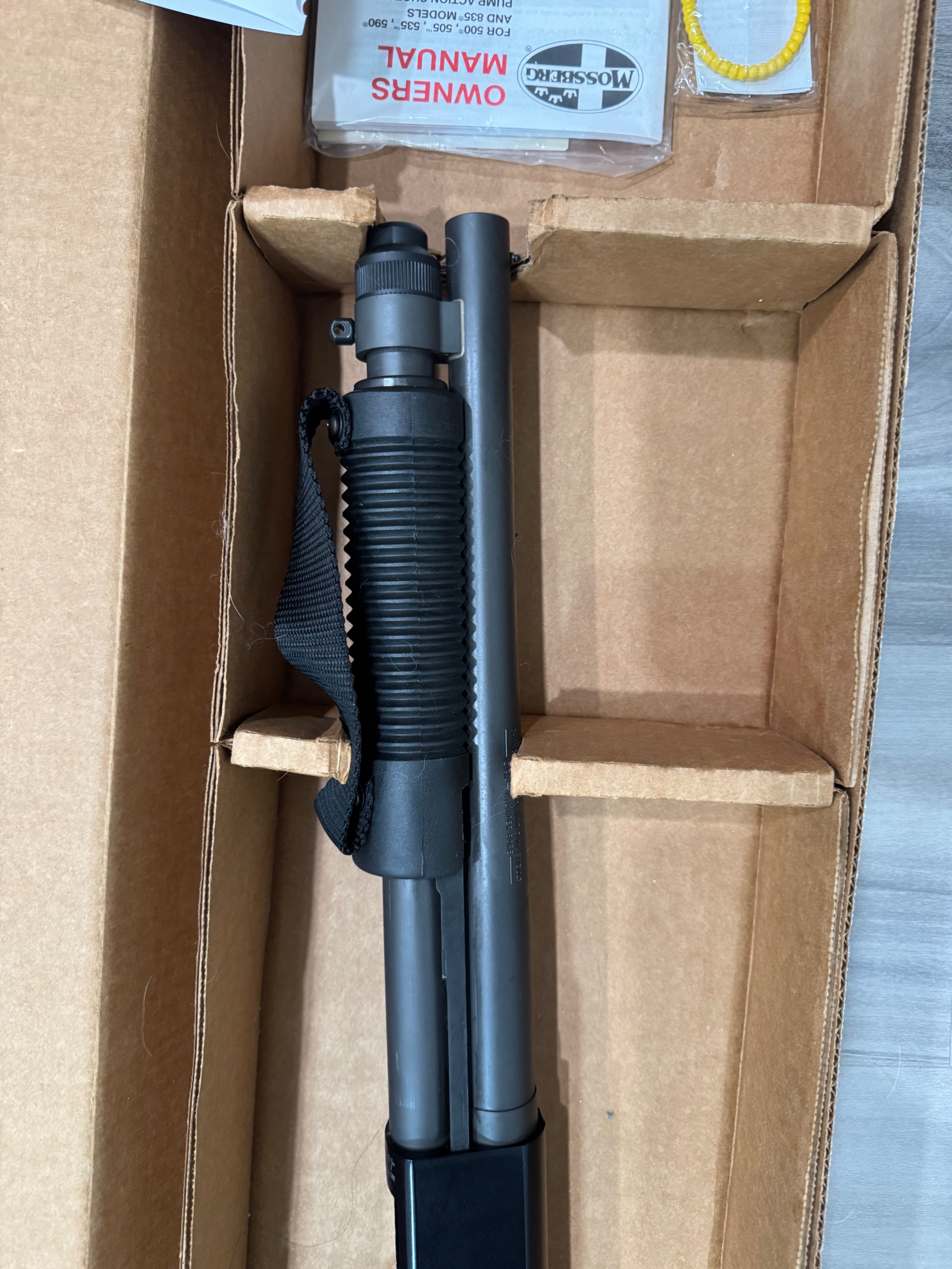 Photo of Mossberg 590 Persuader 12 Gauge 14"Heavy Barrel.