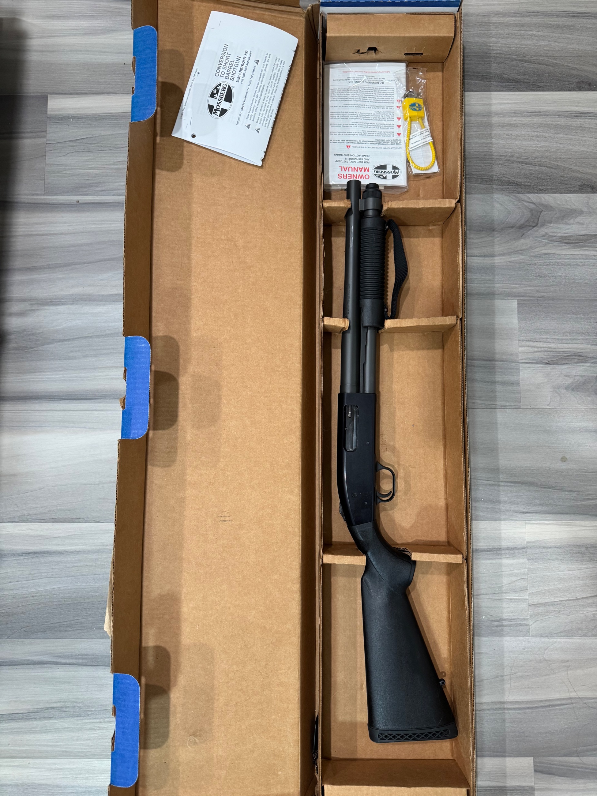 Photo of Mossberg 590 Persuader 12 Gauge 14"Heavy Barrel.
