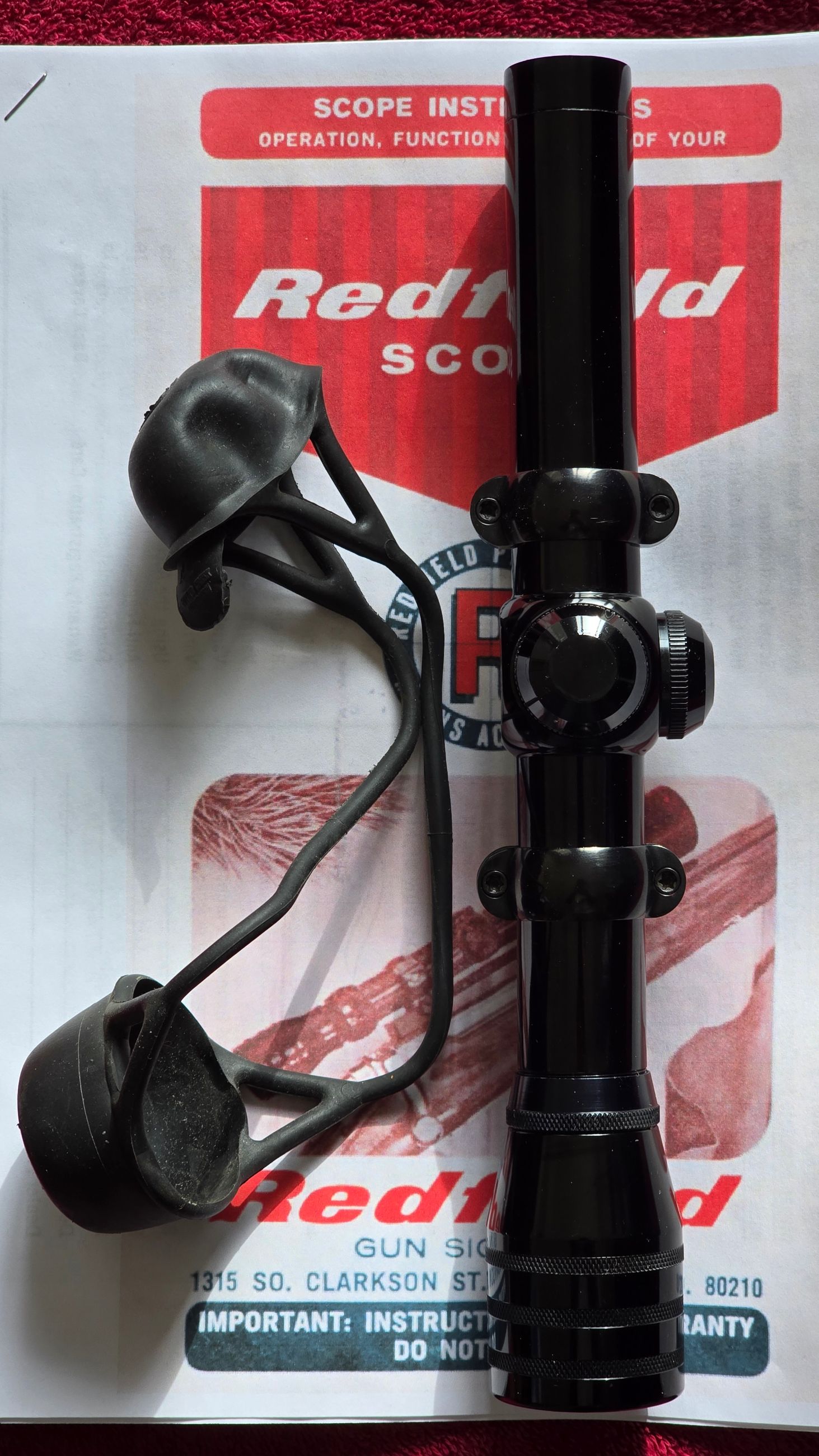 Photo of REDFIELD USA 21/2 VINTAGE RIFLE SCOPE