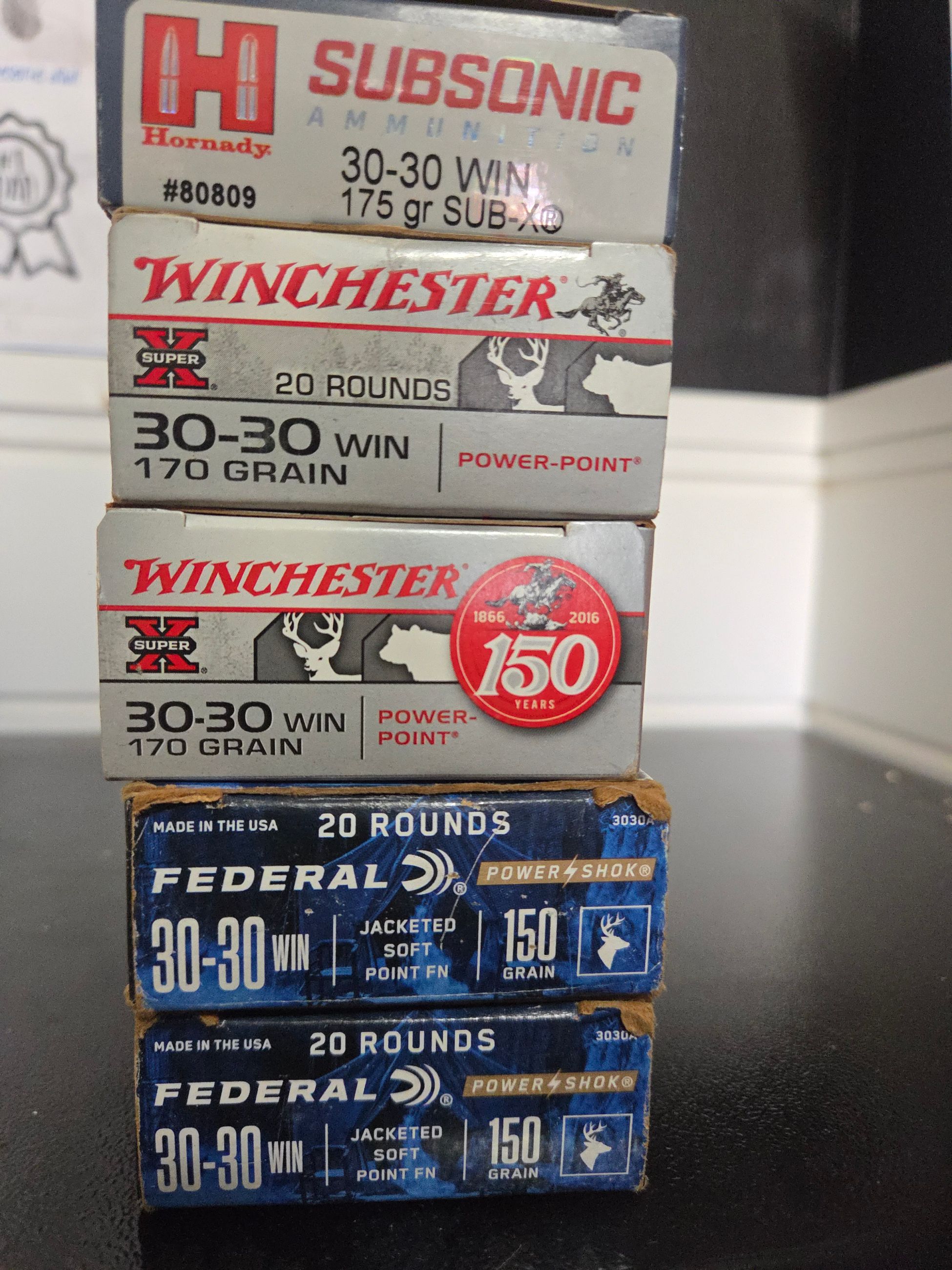 Photo of Various 30-30 ammo