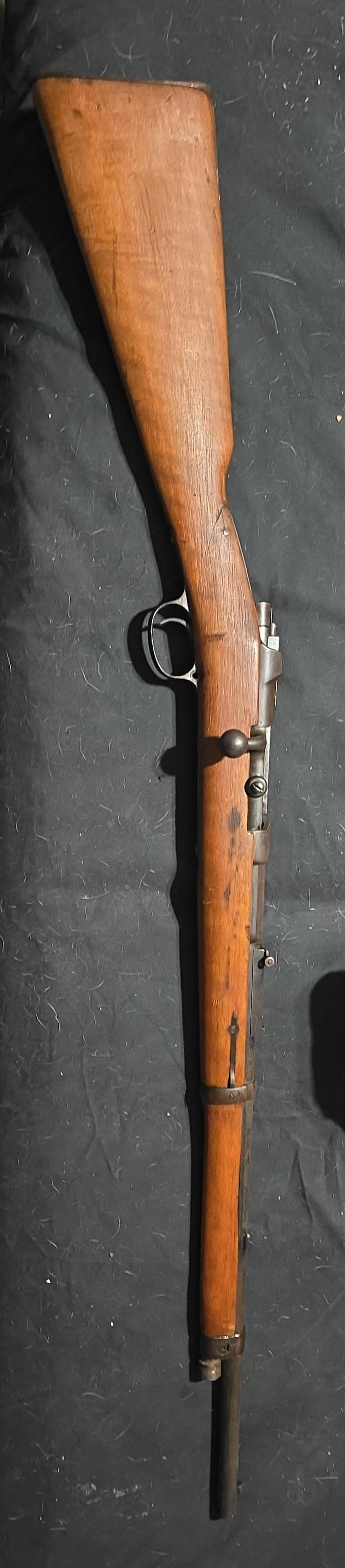 Photo of Mauser 71/84 artillery cadet 