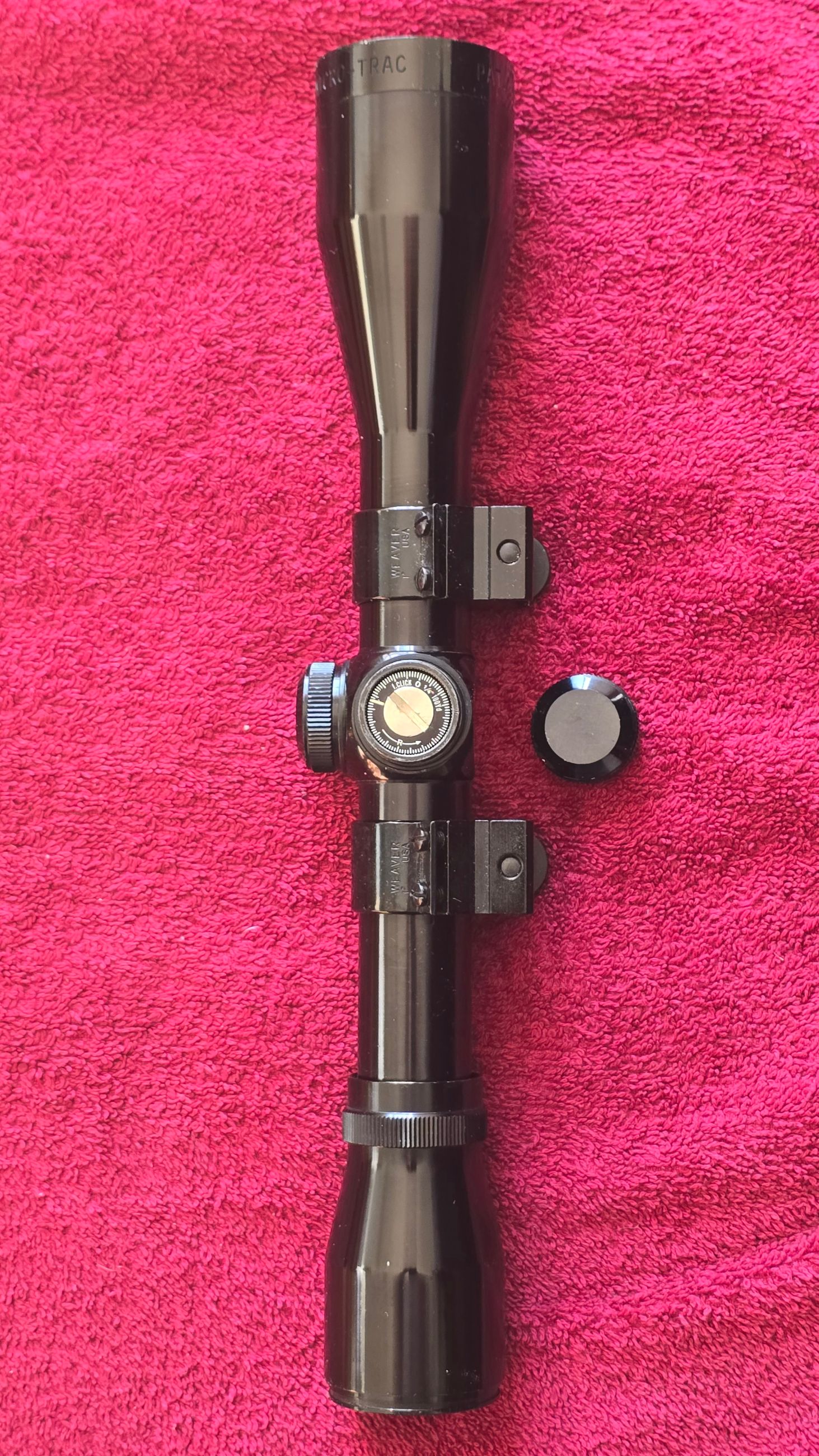 Photo of WEAVER JAPAN 4X38 MICRO-TRAC VINTAGE RIFLE SCOPE