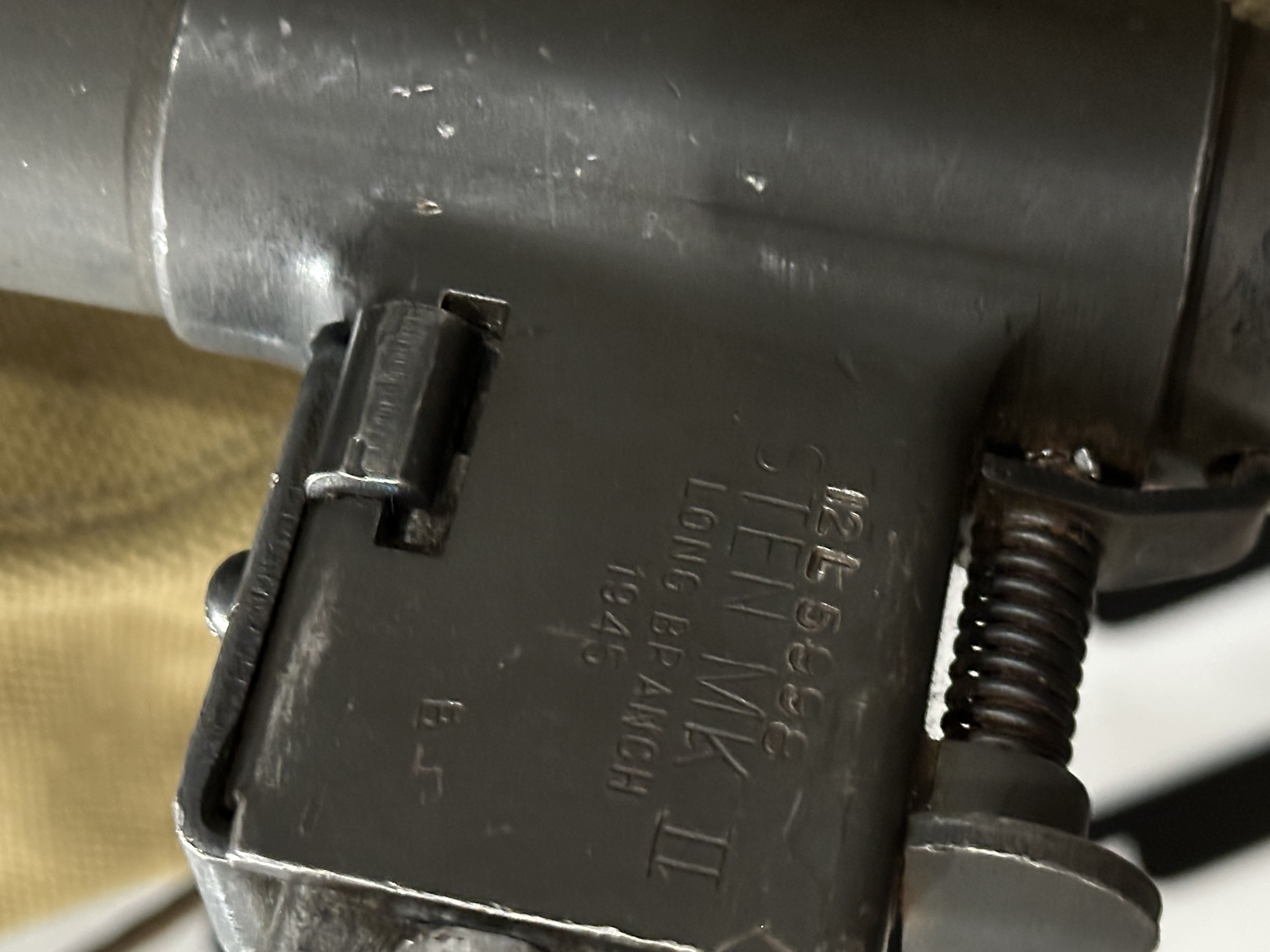 Photo of WW2 1945 Deactivated Long Branch Sten