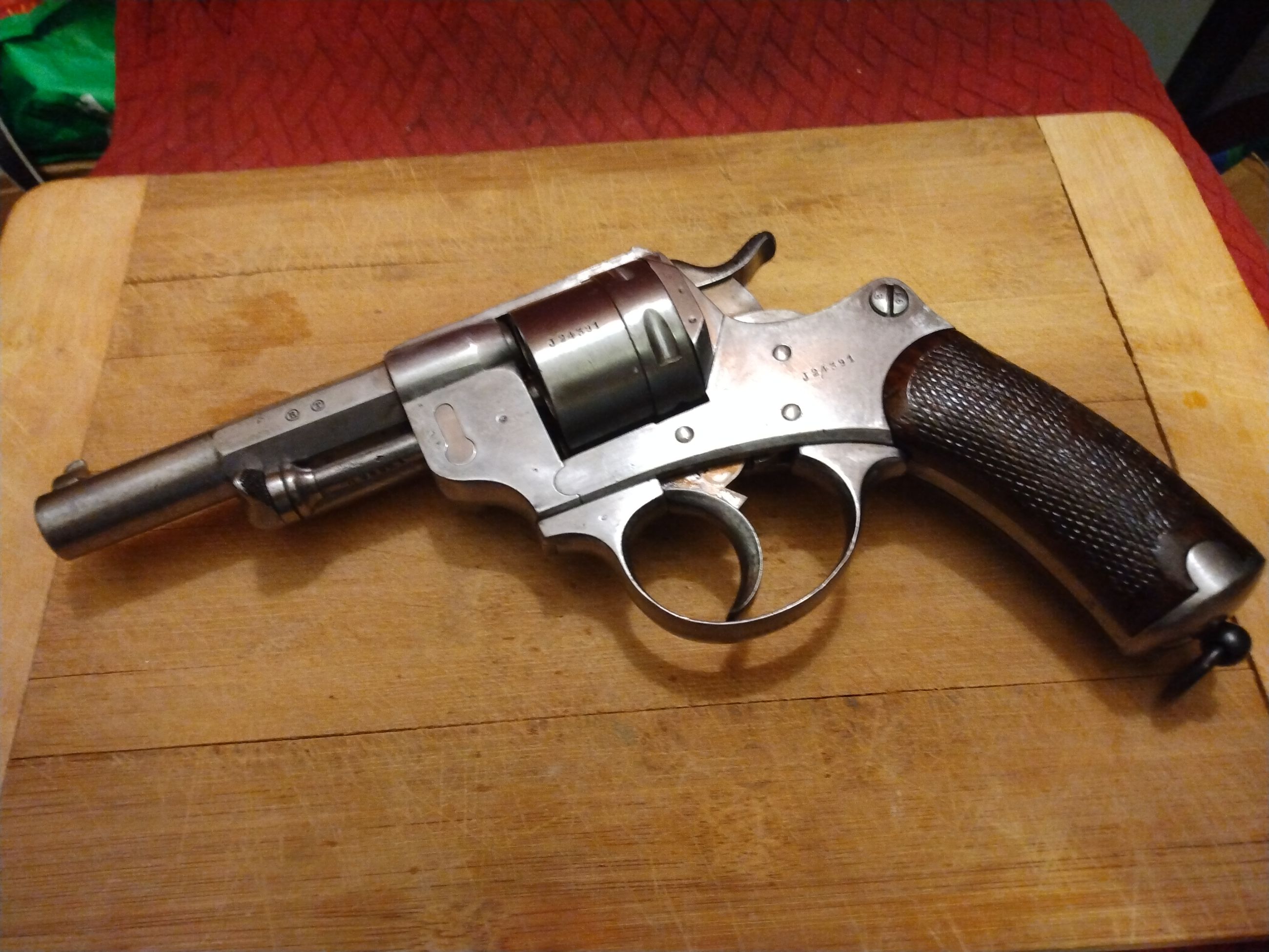 Photo of Antique MAS Mle 1873 French Service Revolver,French Ordnance 45ACP/ .455 Webley $2950