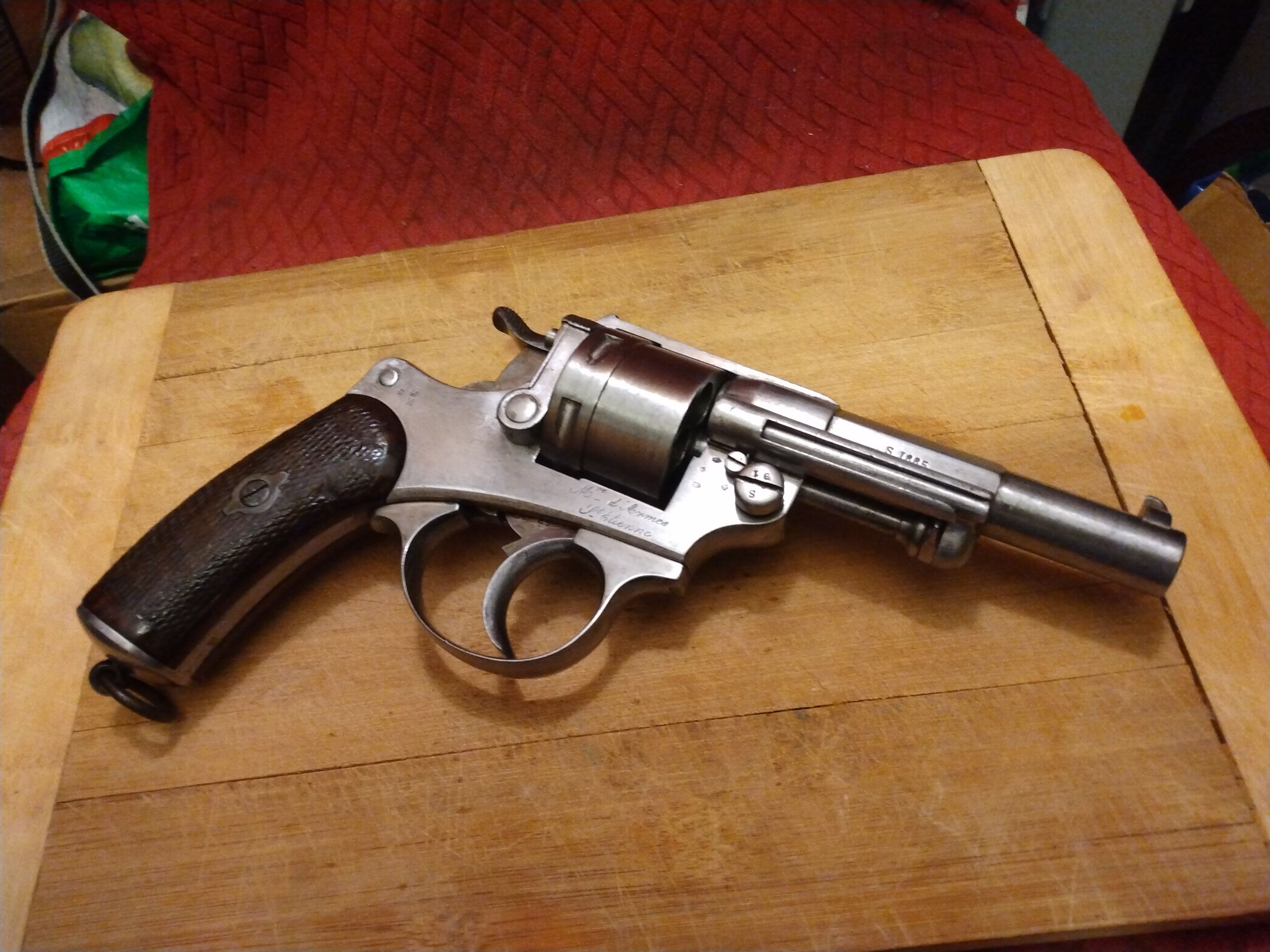 Photo of Antique MAS Mle 1873 French Service Revolver,French Ordnance 45ACP/ .455 Webley $2950