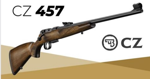 Photo of Brand new CZ 457 LUX .22 WMR 24″ Walnut European-style Stock Bolt Action Rifle $830