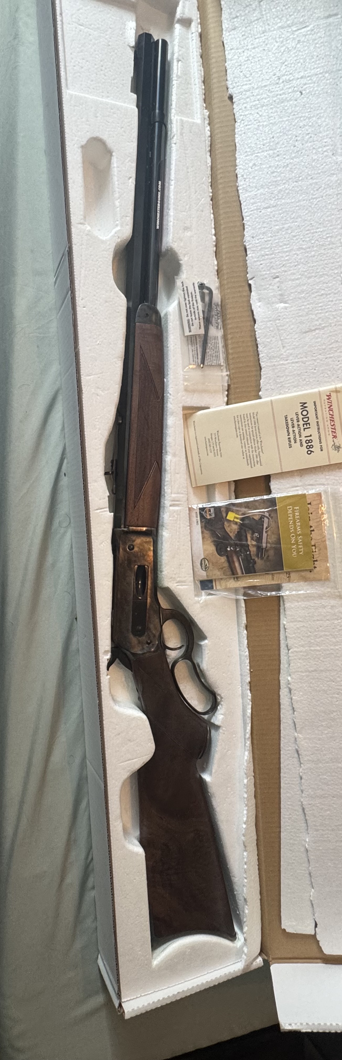 Photo of Winchester 1886 Deluxe 45-70 new in box