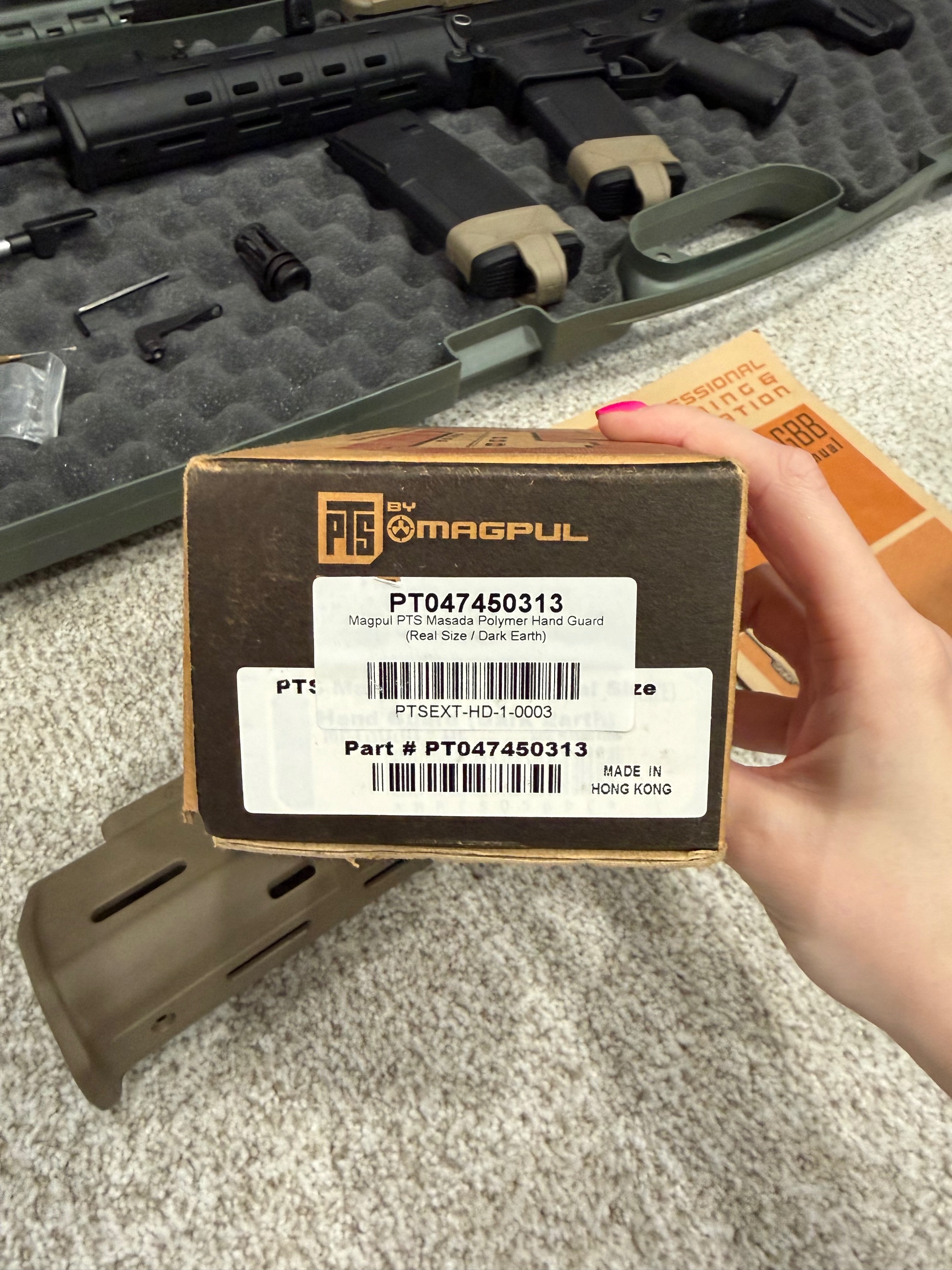 Photo of Masada PTS/KWA GBB pellet gun