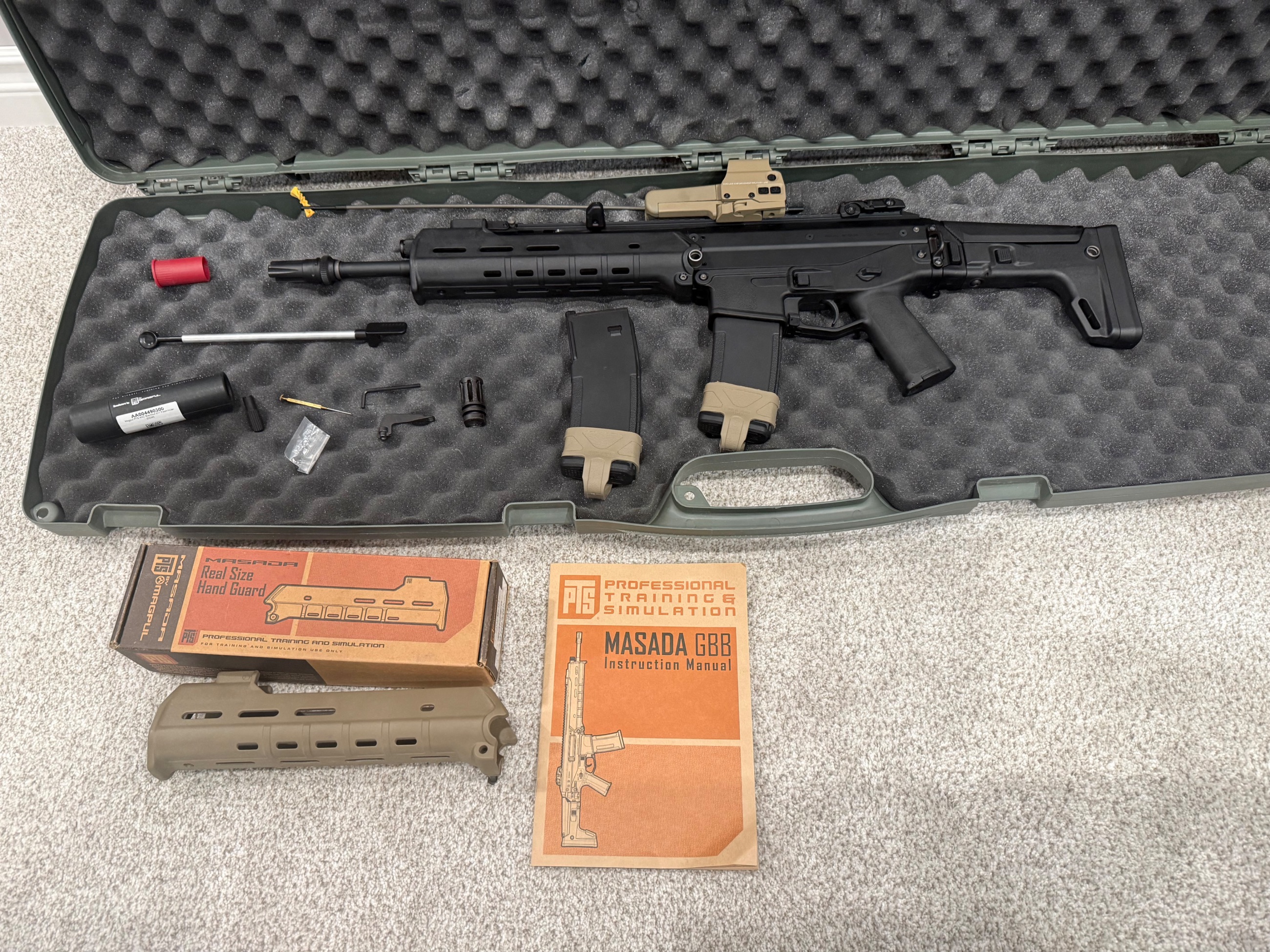 Photo of Masada PTS/KWA GBB pellet gun