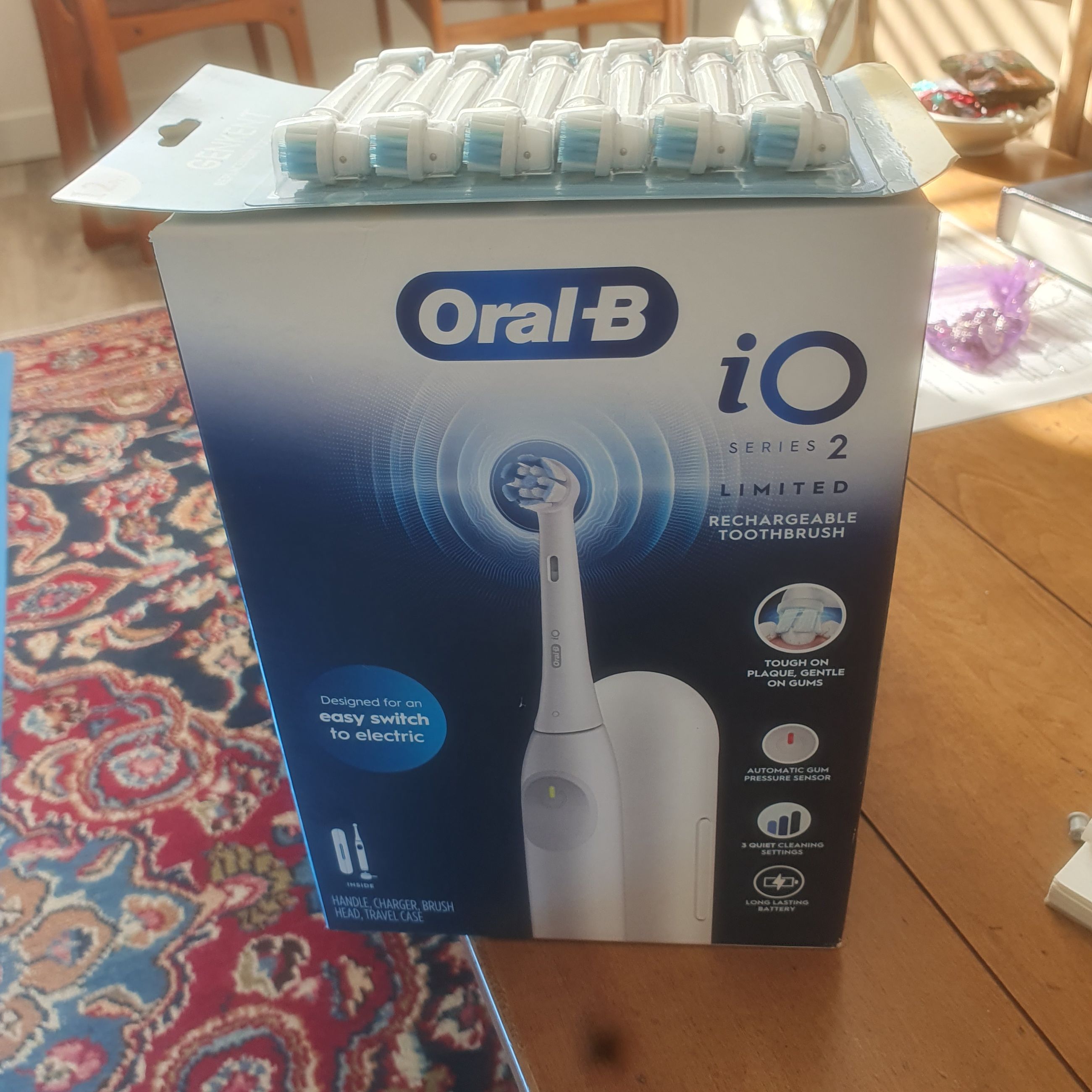 Photo of Oral-B io Series 2 Limited Rechargeable Toothbrush w/replacement Toothbrush Heads