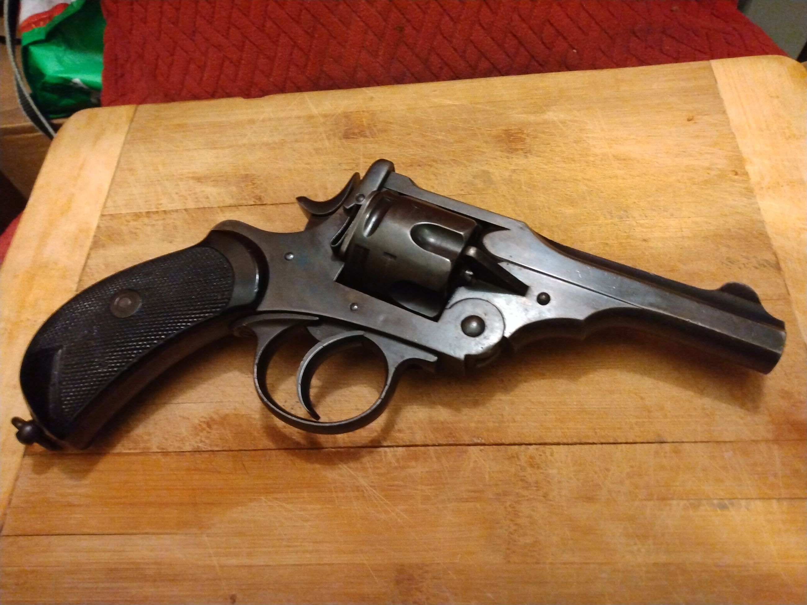 Photo of Webley Mark1  British Service Navy Revolver .45 ACP/45 Auto rim/ 455 Webley. $4200