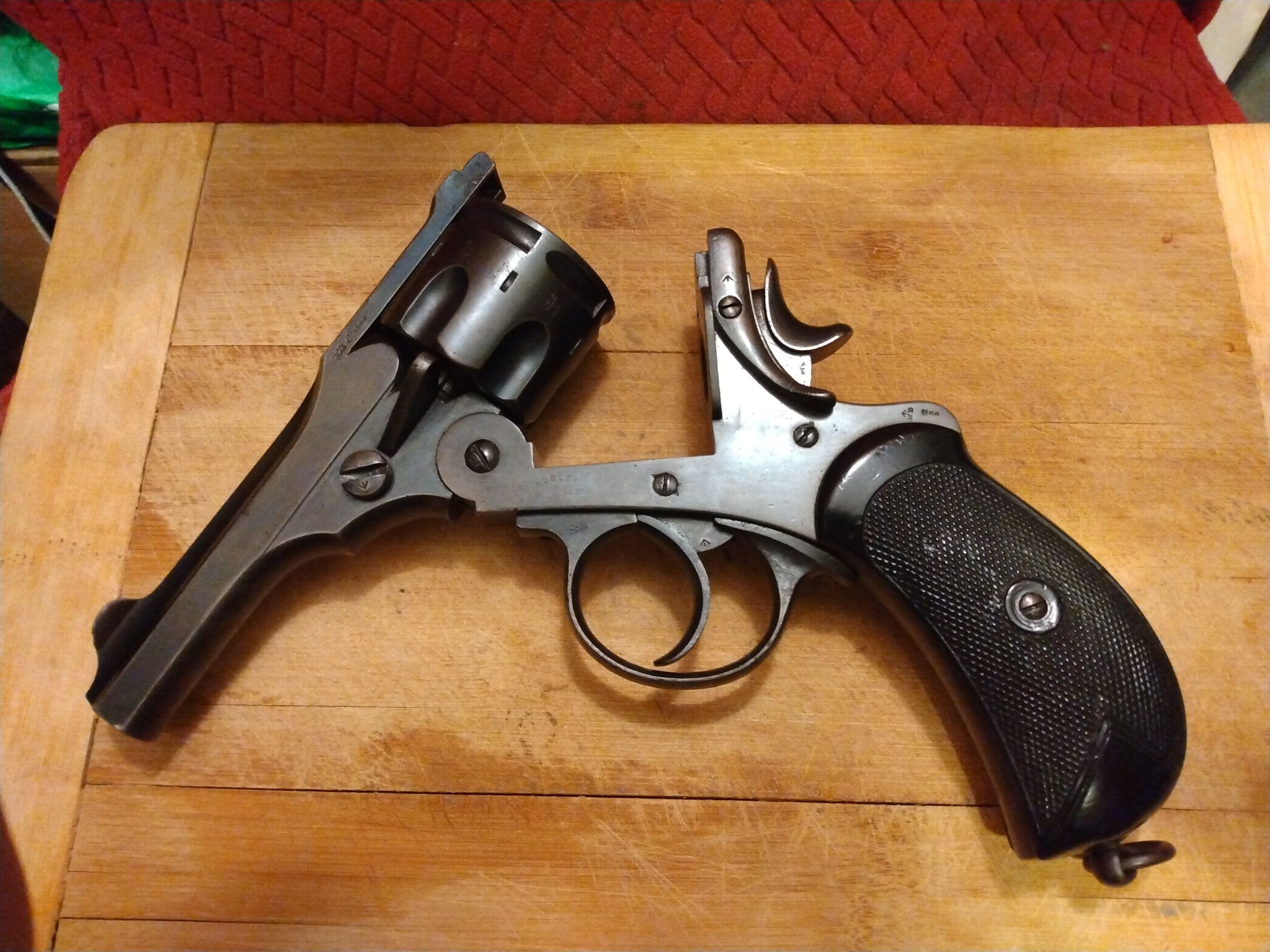 Photo of Webley Mark1  British Service Navy Revolver .45 ACP/45 Auto rim/ 455 Webley. $4200