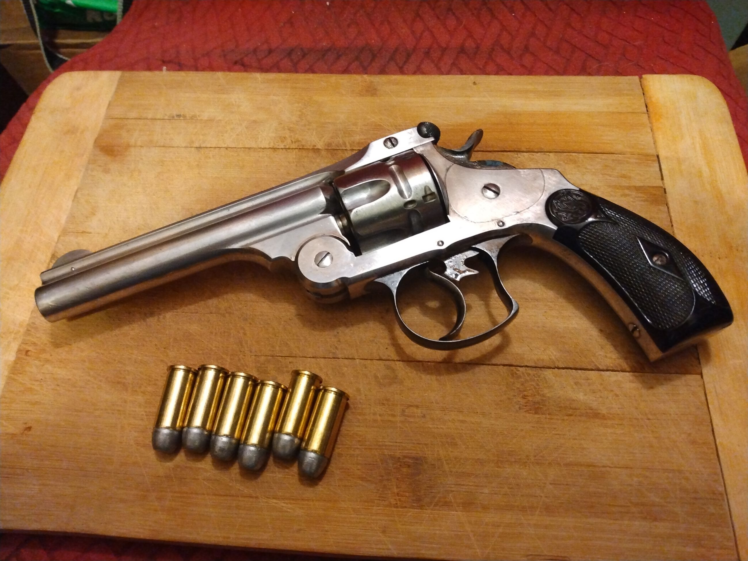 Photo of Smith & Wesson New Model No. 3 in .44 Russian Open top. Antique $4900