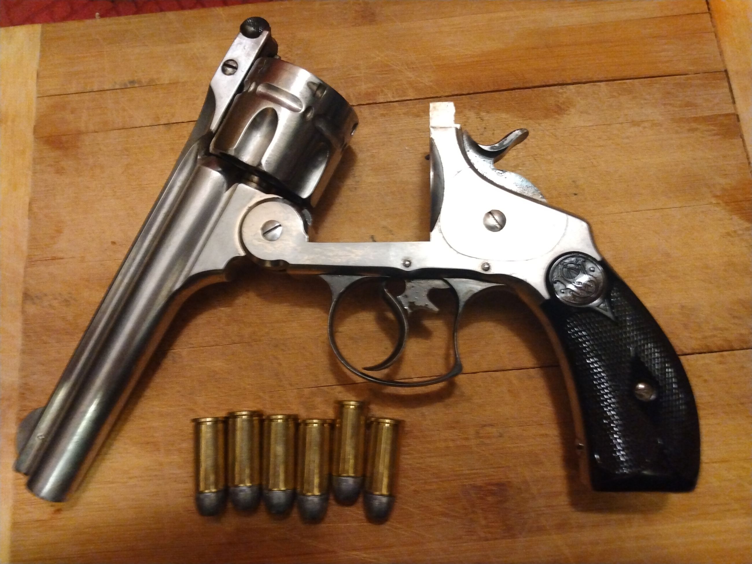 Photo of Smith & Wesson New Model No. 3 in .44 Russian Open top. Antique $4900