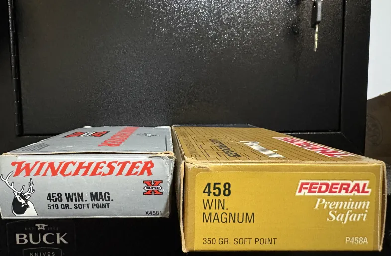 Photo of 458 Winchester Magnum Ammo
